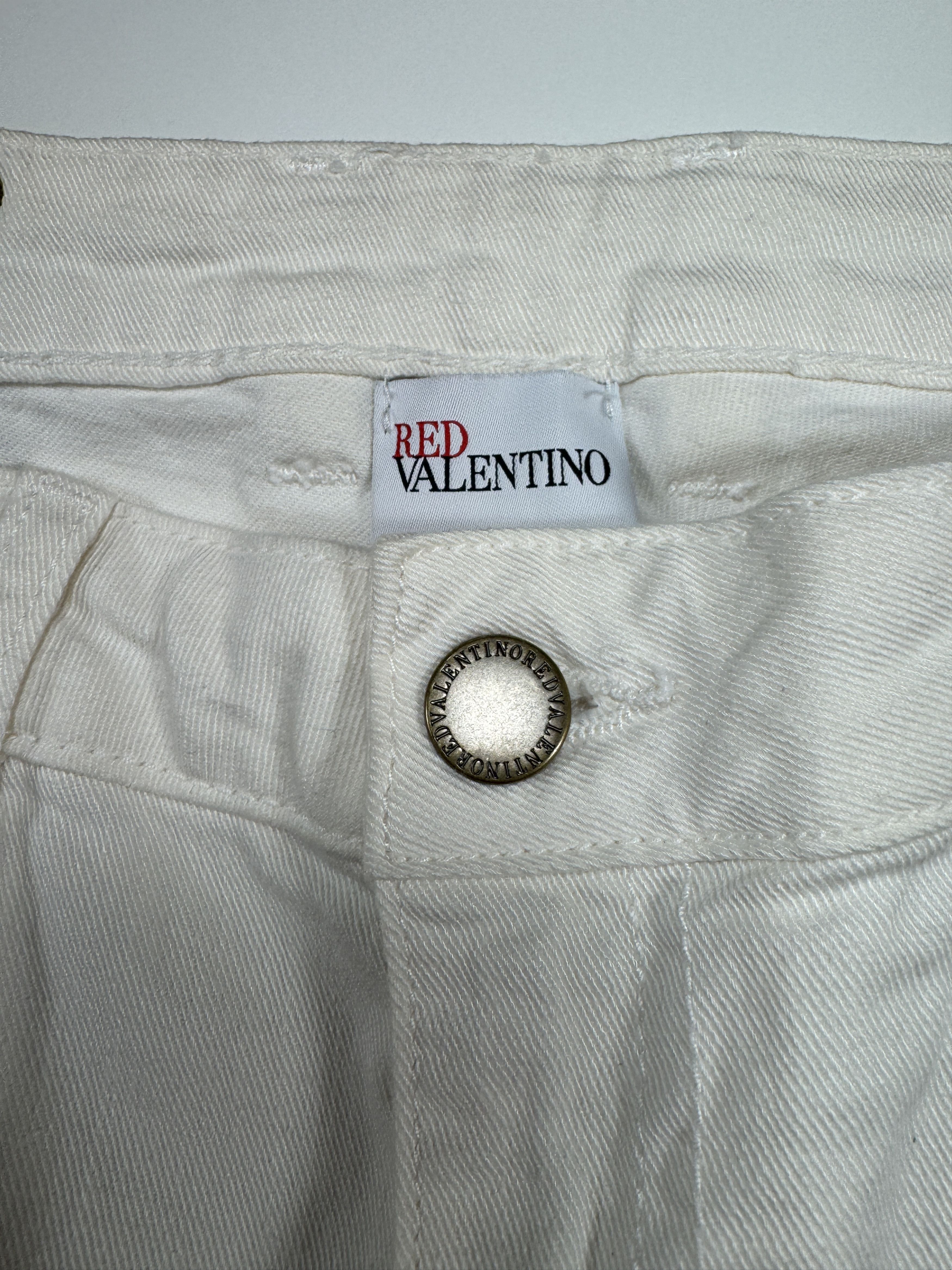 Valentino Valentino White Slim Crop Jeans Size 30" / US 8 / IT 44 - 9 Thumbnail
