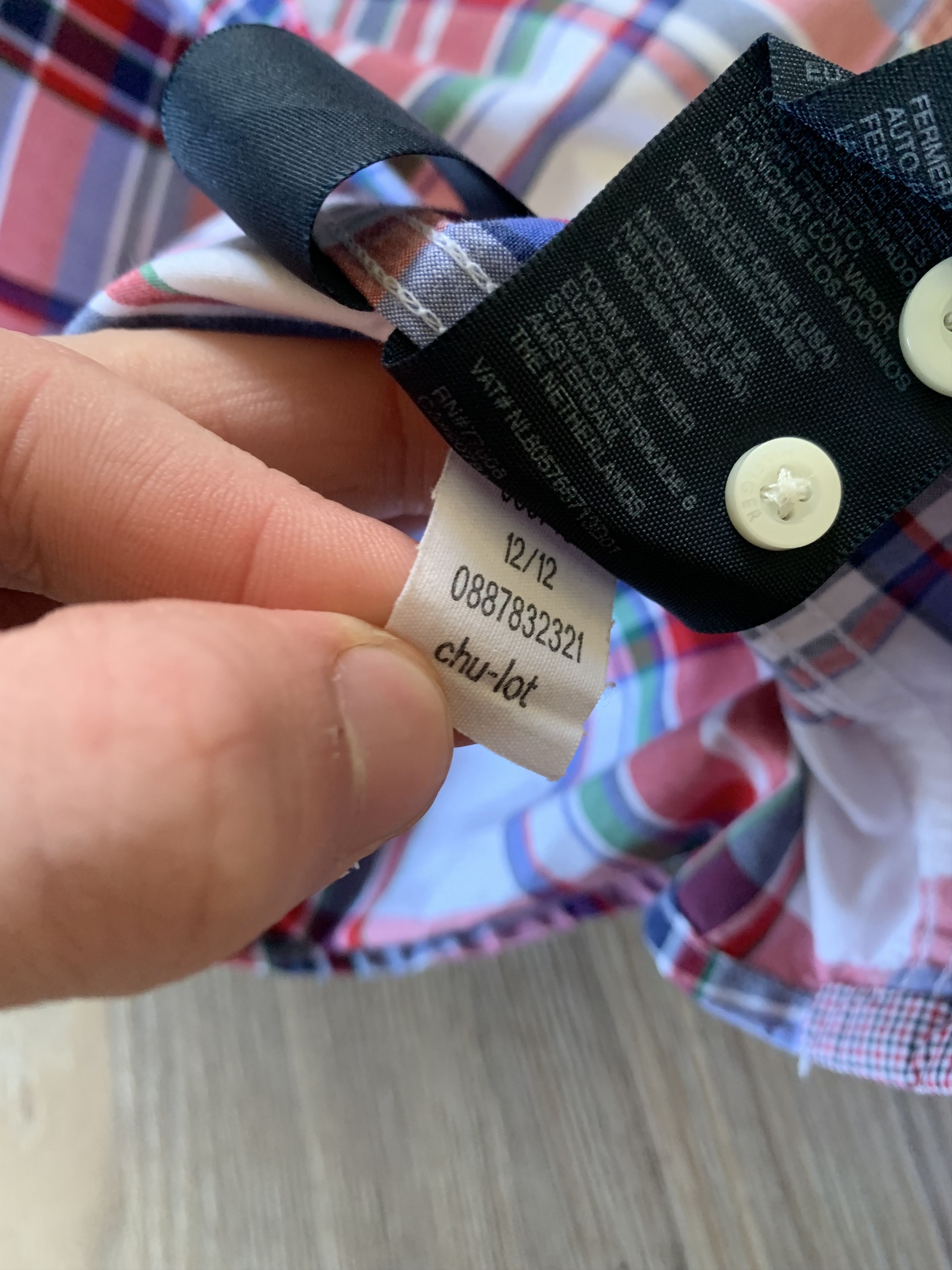 Tommy Hilfiger Tommy Hilfiger Slim Fit Plaid Button Down Shirt Size US M / EU 48-50 / 2 - 8 Thumbnail