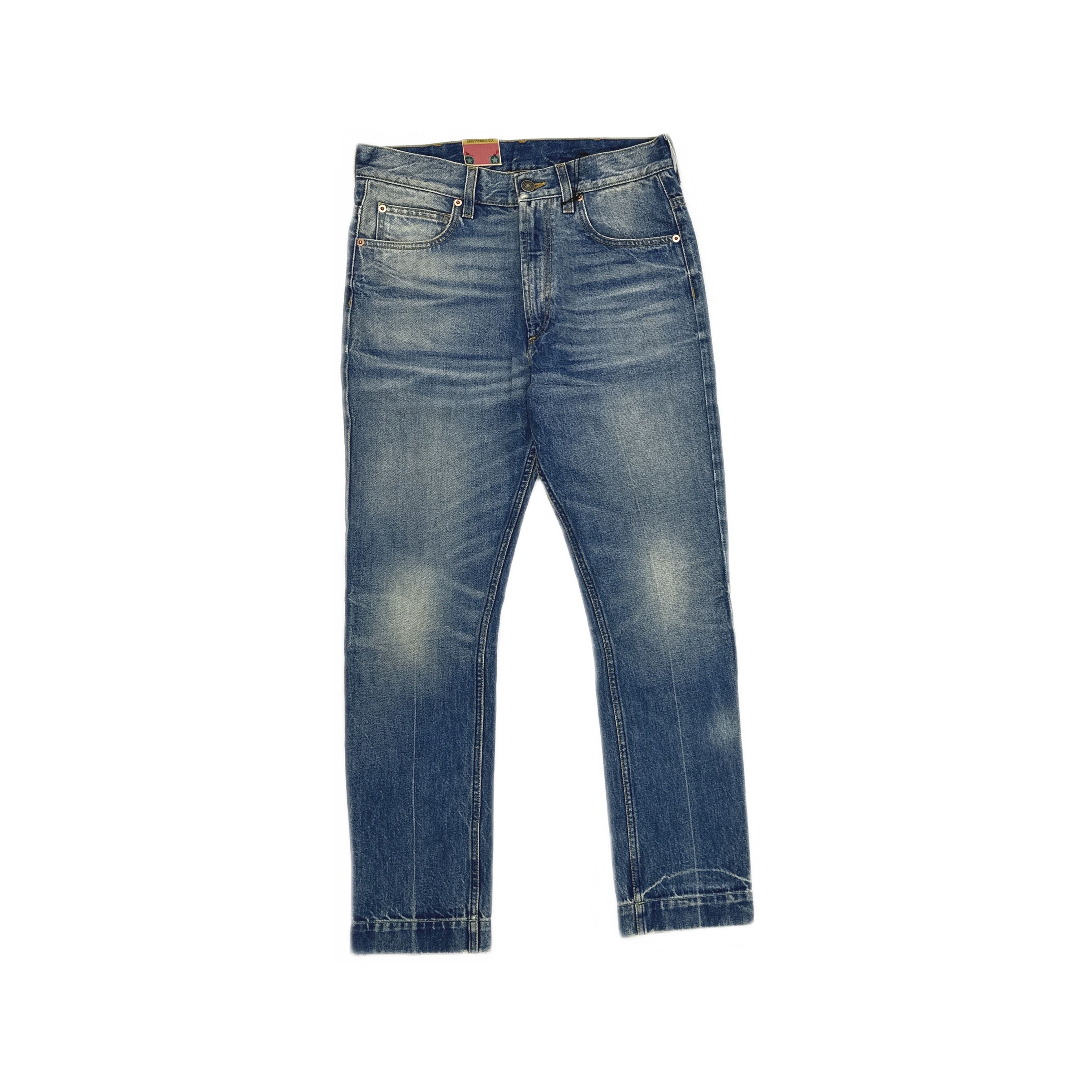 Gucci Gucci Cat Head Patch Denim Jeans 26 Size US 26 / EU 42 - 1 Thumbnail