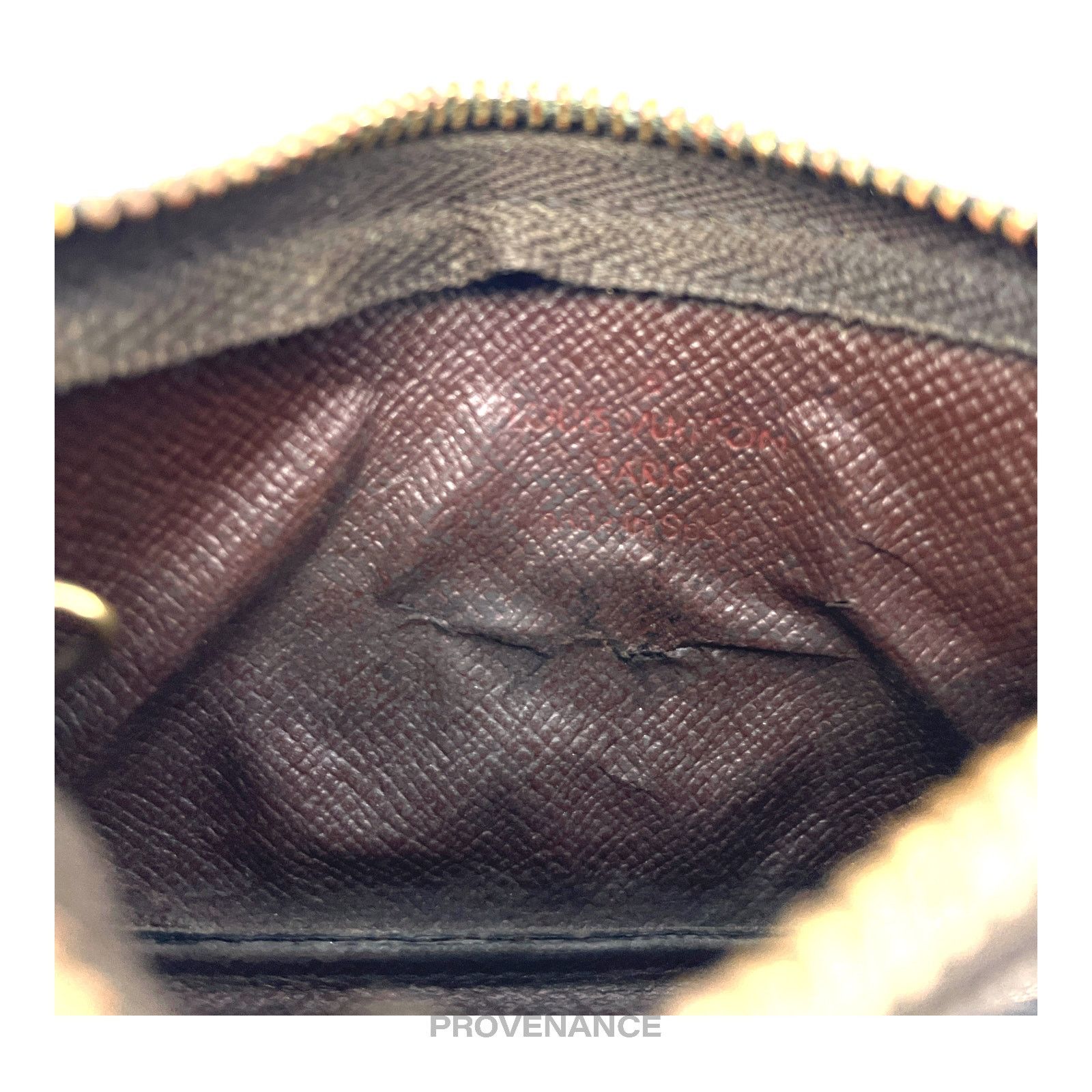 Louis Vuitton 🔴 Louis Vuitton Key Pouch Cles - Damier Ebene Size ONE SIZE - 6 Thumbnail