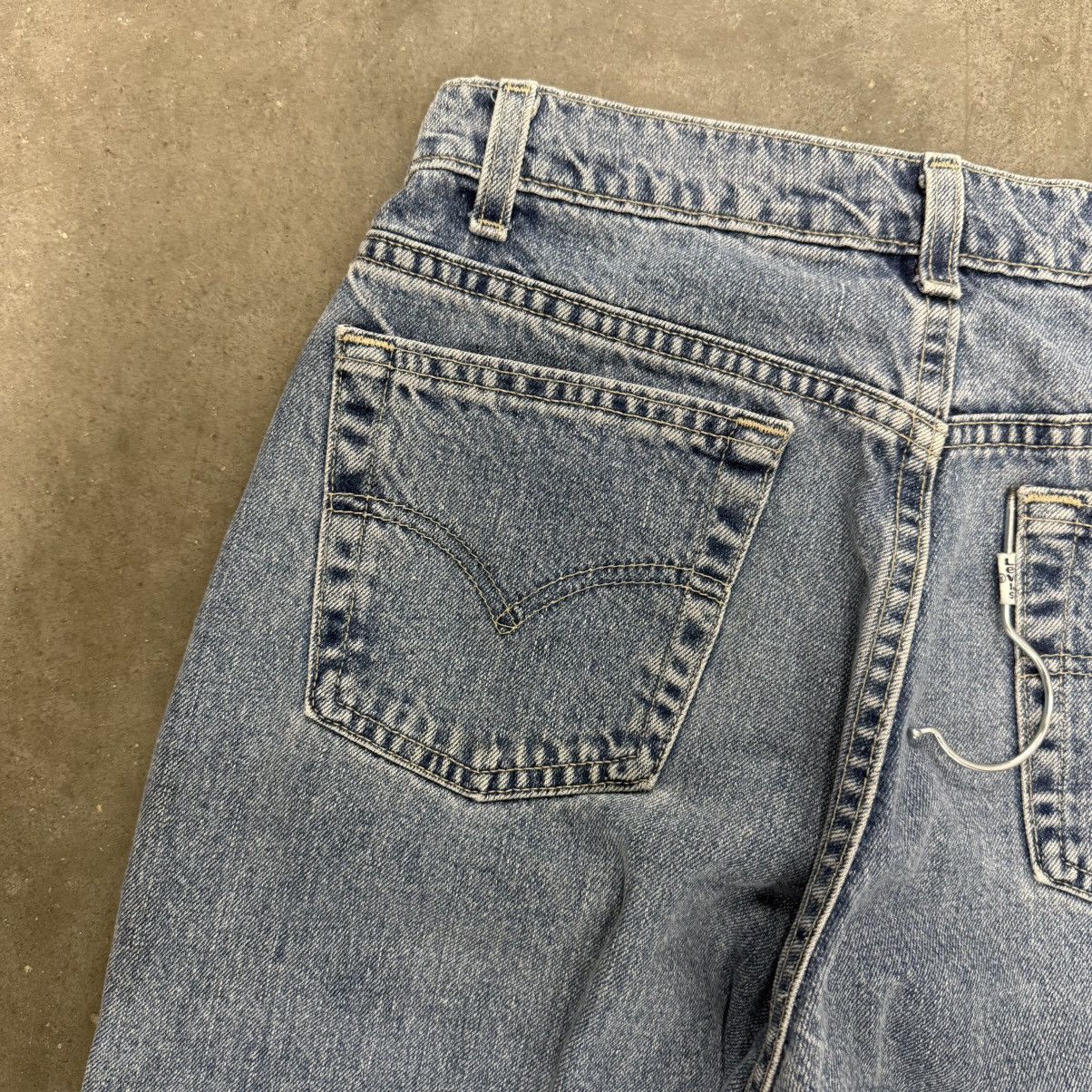 JNCO × Levi's × Vintage Vintage Y2K Levi's SilverTab Baggy Jeans Skater Wide Leg Size US 29 - 3 Thumbnail