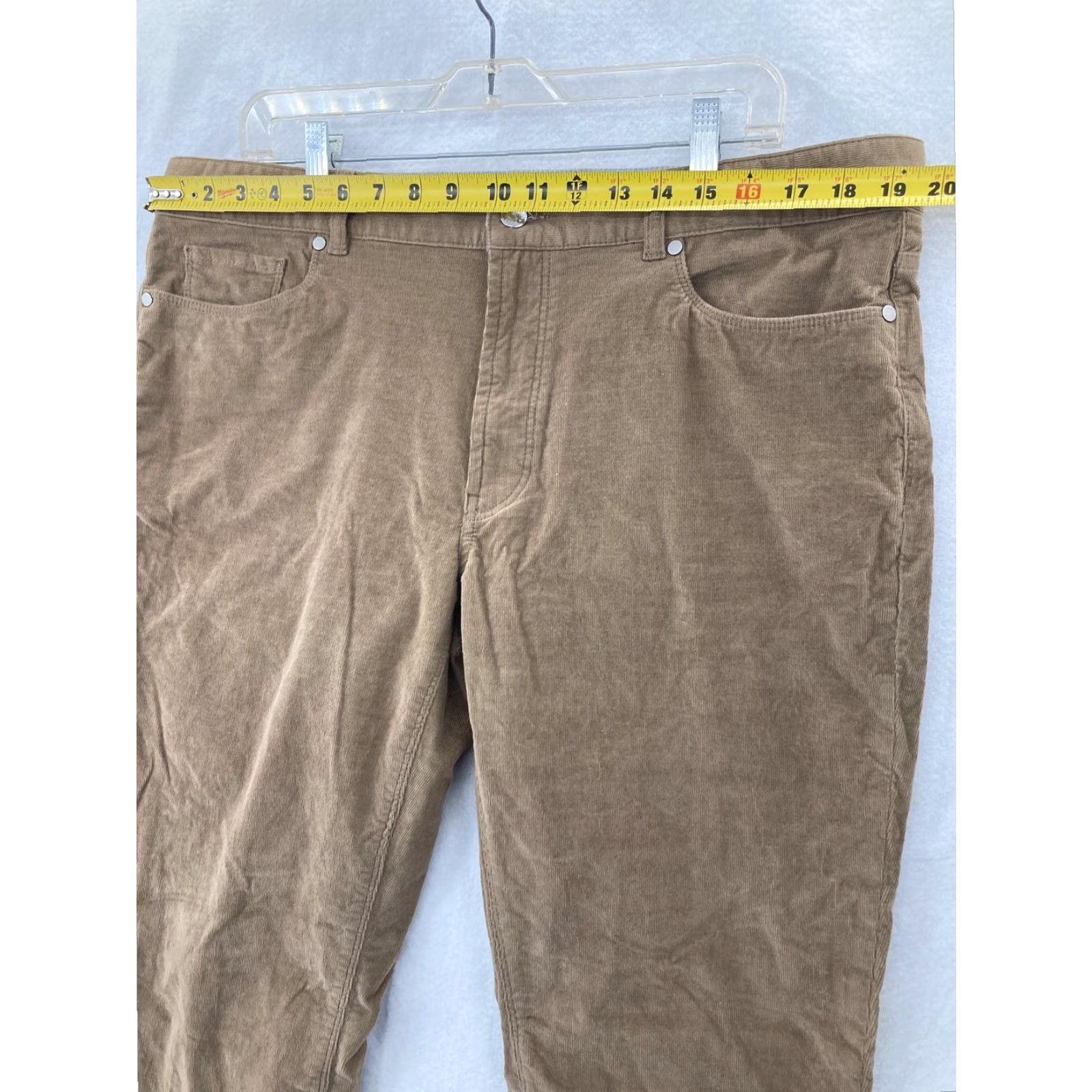 Peter Millar Peter Millar Mens Brown Corduroy Pants 38 Straight Leg Size US 38 / EU 54 - 3 Thumbnail