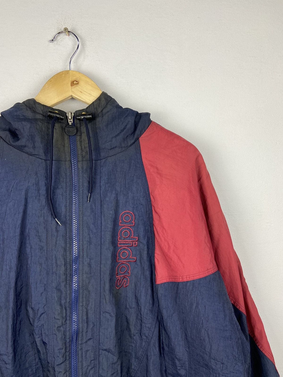 Adidas × Descente × Vintage Vintage Adidas 90s Descente Bomber Jacket Size US L / EU 52-54 / 3 - 3 Thumbnail