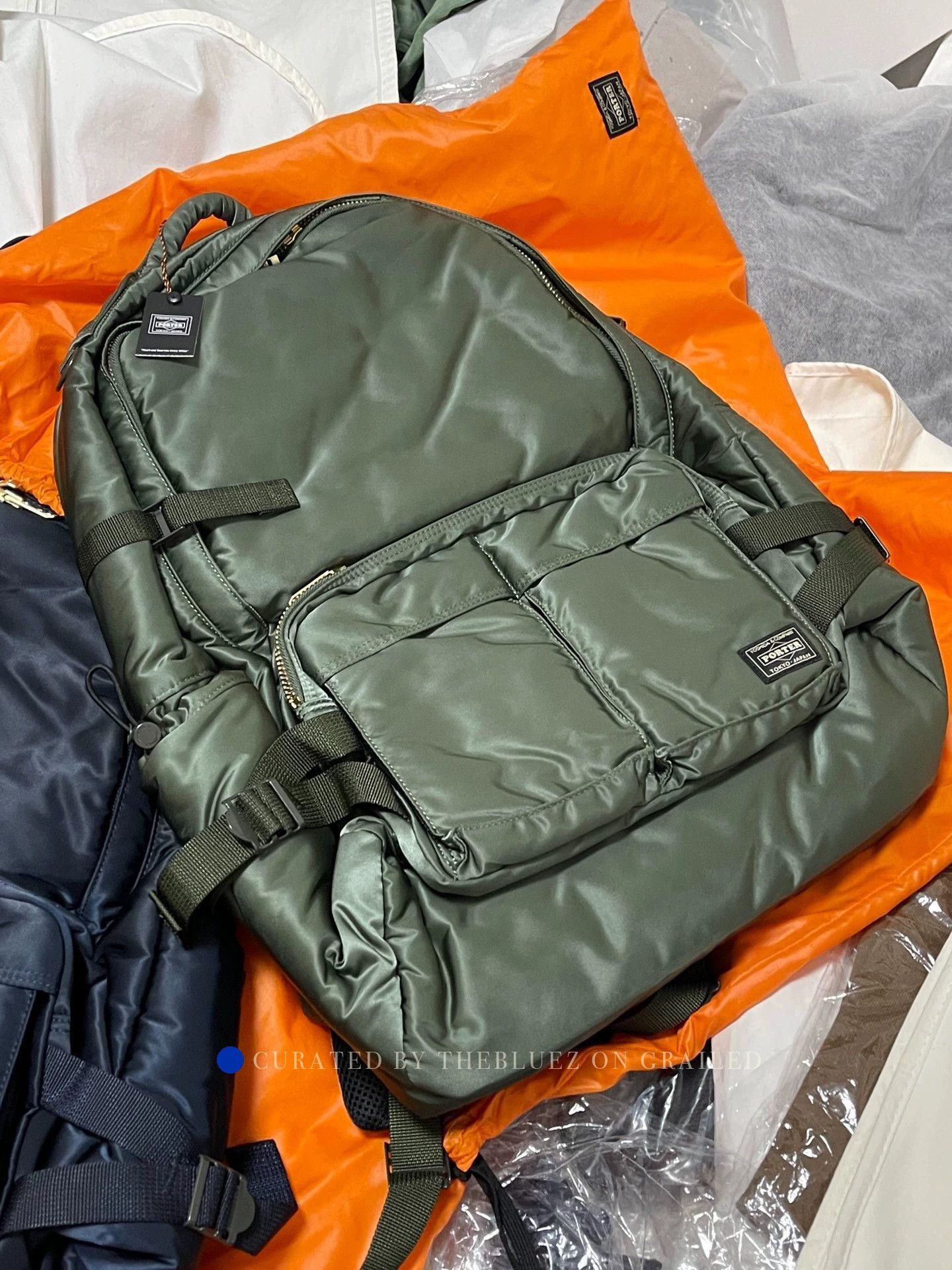 Porter Military Green Nylon Daypack Size ONE SIZE - 1 Thumbnail