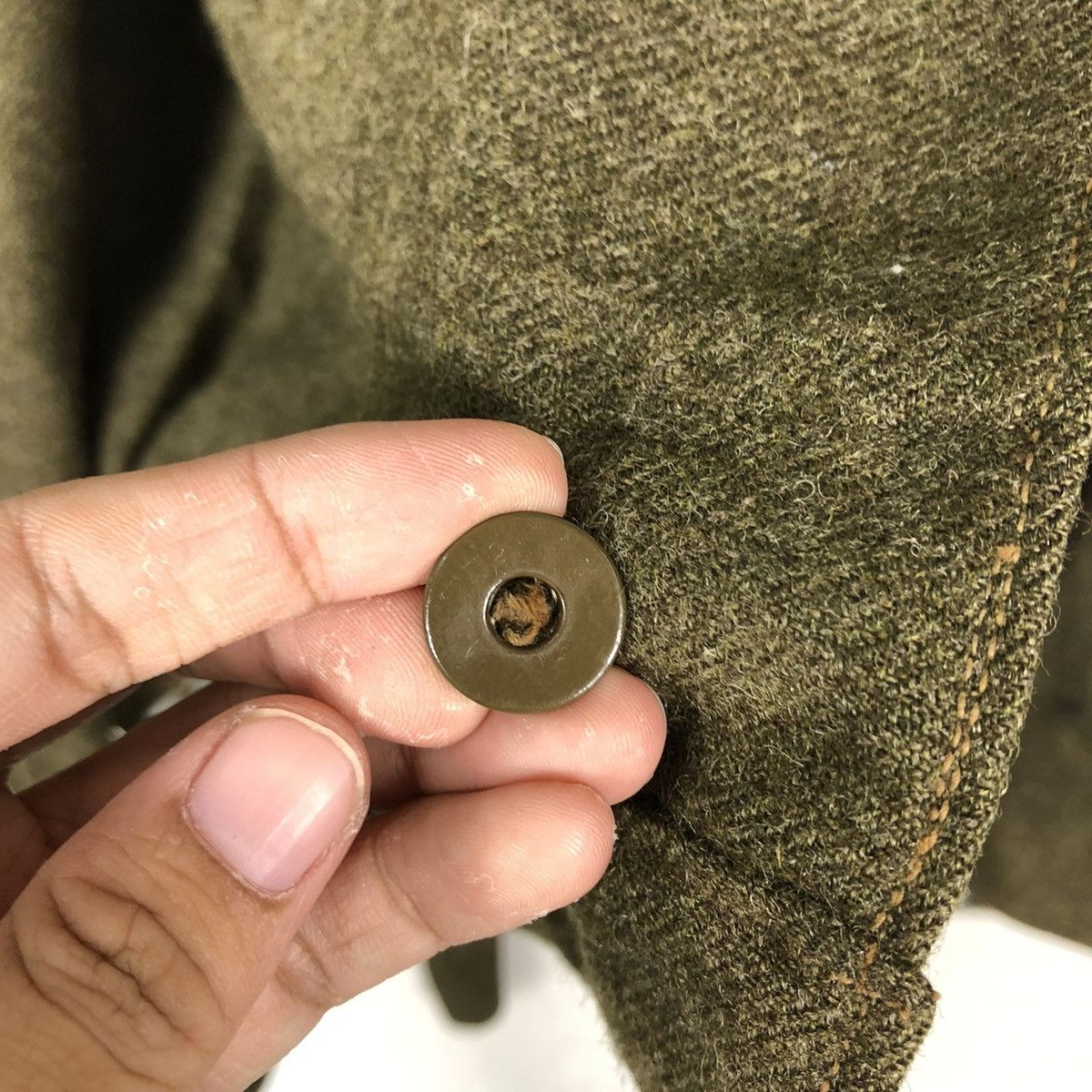 Vintage 🔥TRUE VINTAGE 1955 MILITARY CARGO JACKET BELT BUZZ RICKSONS Size US M / EU 48-50 / 2 - 16 Thumbnail