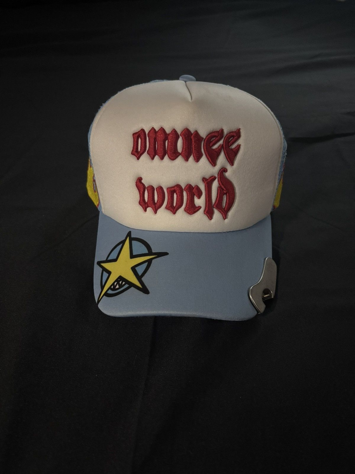 Japanese Brand Omnee World Trucker Hat Bottle Opener Size ONE SIZE - 2 Thumbnail