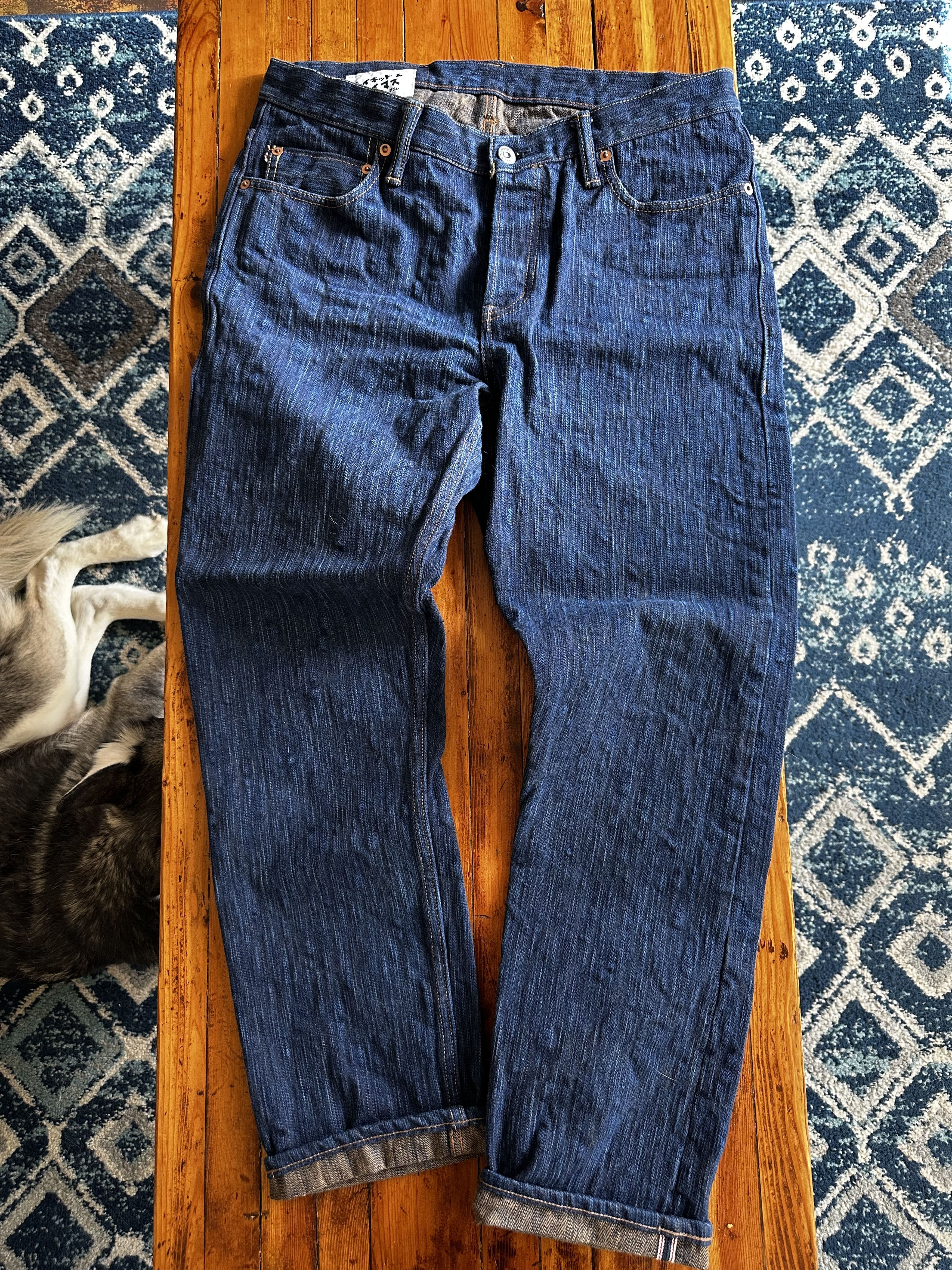 Naked & Famous MIJ15 Super guy in Intangible Cultural Treasure Selvage Size US 32 / EU 48 - 1 Thumbnail