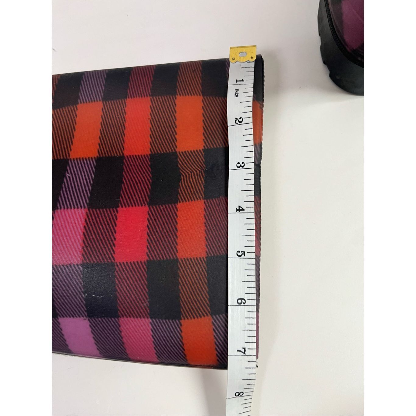 Other Dirty Laundry Tall Plaid Rain Boots Multicolor Plaid Sz 7 Size US 7 / IT 37 - 4 Thumbnail
