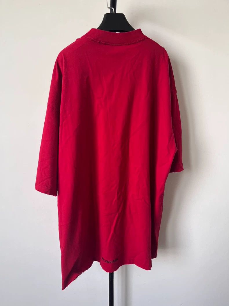 Balenciaga Balenciaga Solid monogrammed embroidered casual tee Size US XL / EU 56 / 4 - 2 Thumbnail