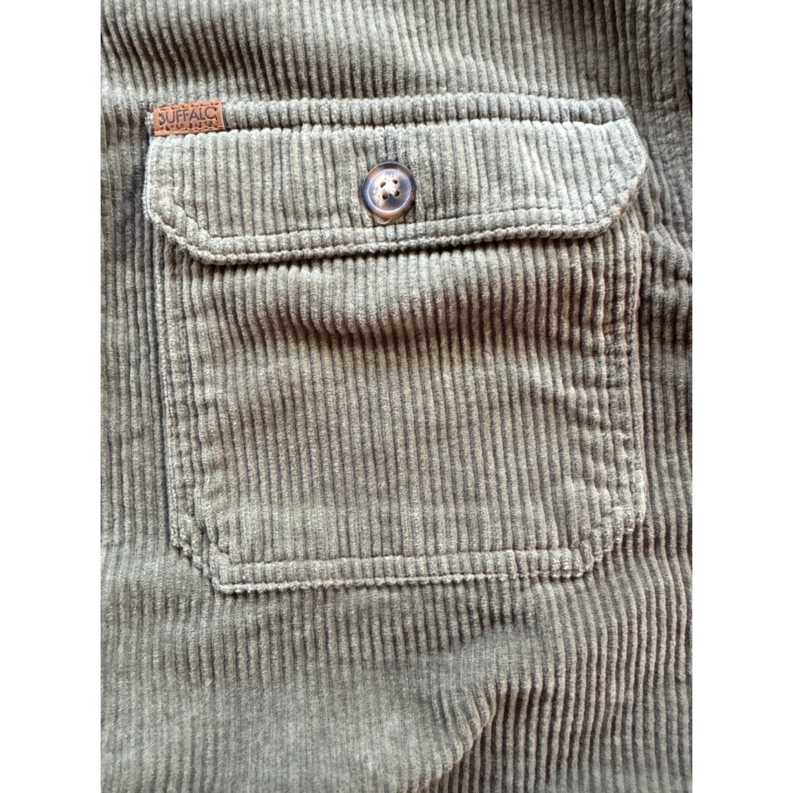 Buffalo David Bitton VINTAGE Buffalo David Bitton Jacket Mens Corduroy Shacket 2XL Green Button-Up Pockets 1932 Billy? Size US XXL / EU 58 / 5 - 3 Thumbnail