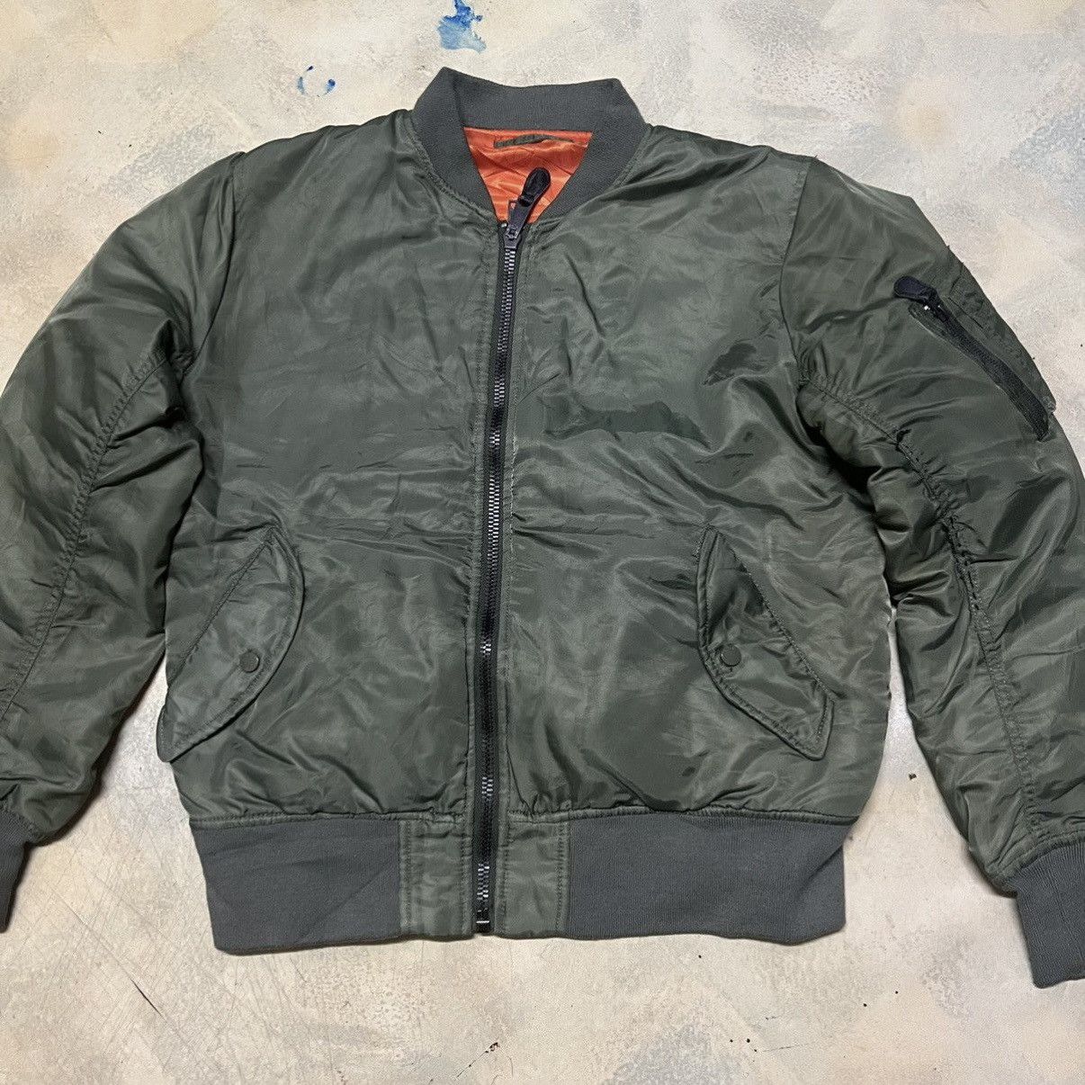 Avirex Vintage Avirex USA Big Logo Bomber Jacket Size US S / EU 44-46 / 1 - 3 Thumbnail