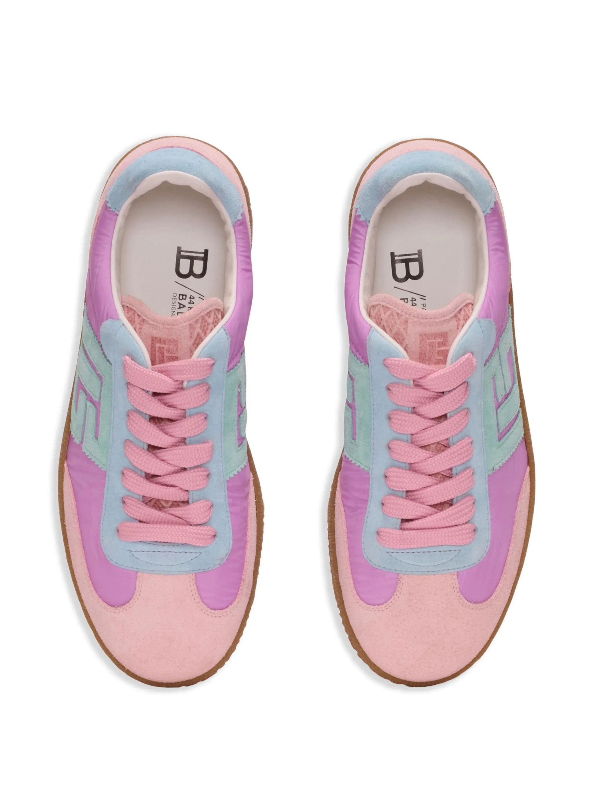 Balmain o1mt1gz0326 Swan Low-Top Sneakers in Multicolor Size US 6 / IT 36 - 3 Thumbnail