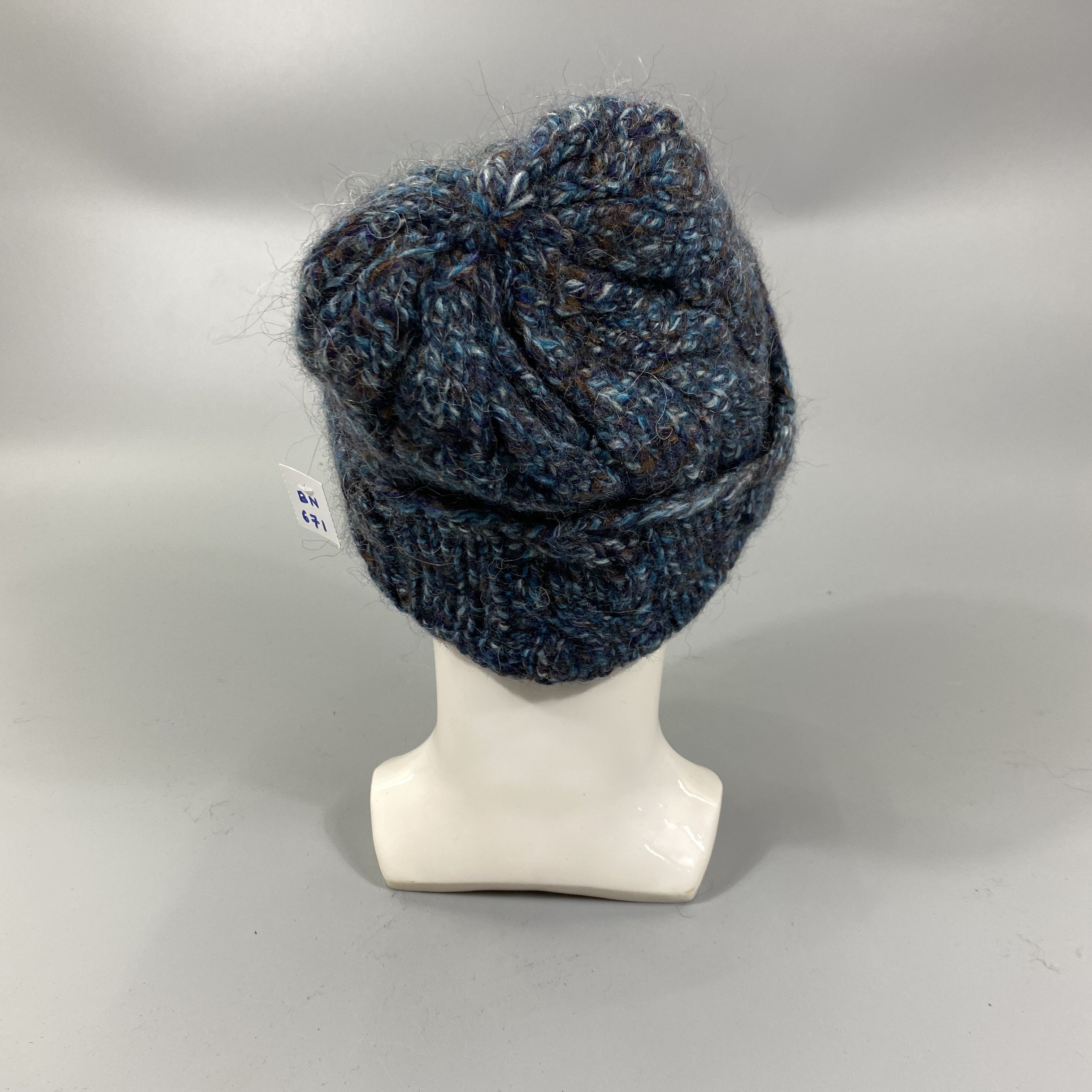 Japanese Brand Wool Beanie Pinori Filati Snow Cap -BN671 Size ONE SIZE - 4 Thumbnail