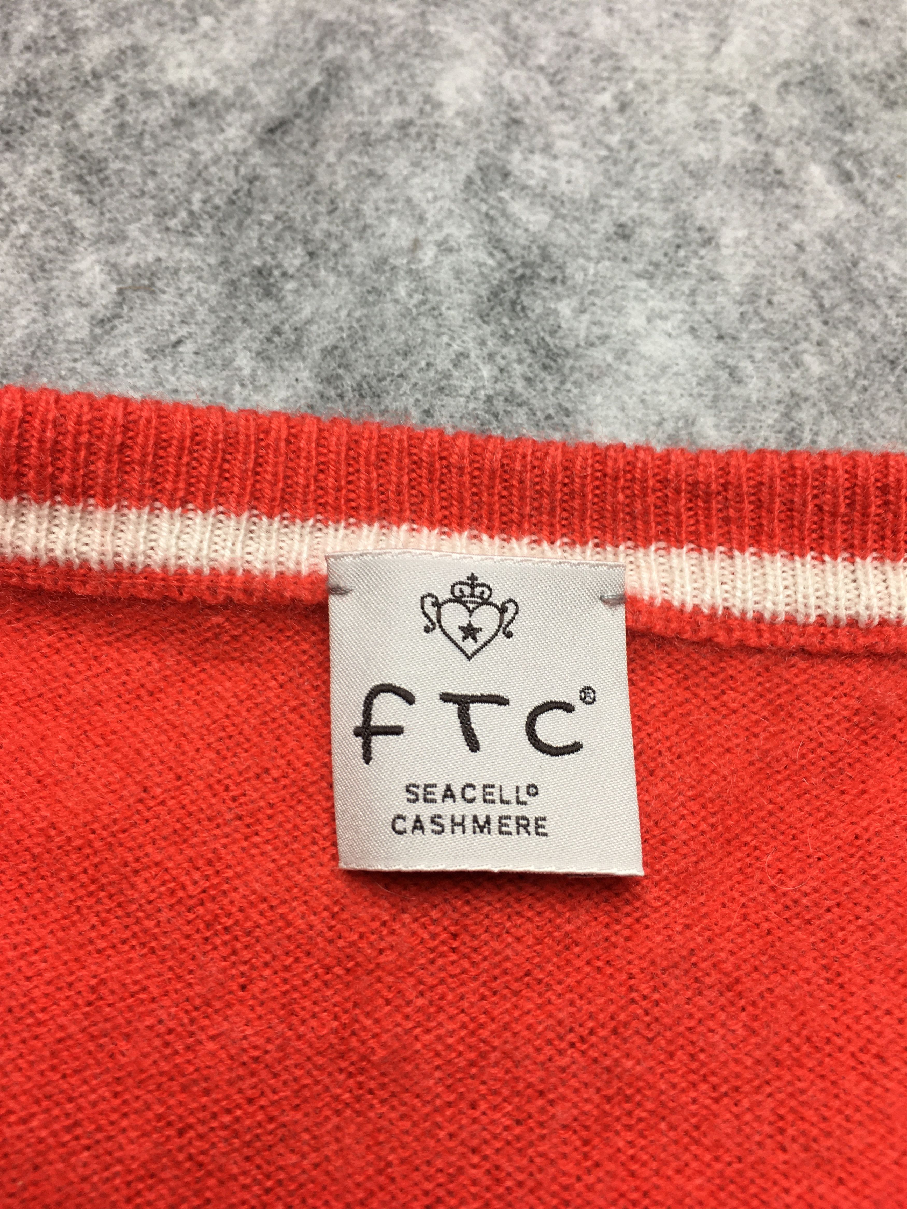 FTC FTC Seacell Cashmere Red Sweater "Love me tender" Size M / US 6-8 / IT 42-44 - 8 Thumbnail