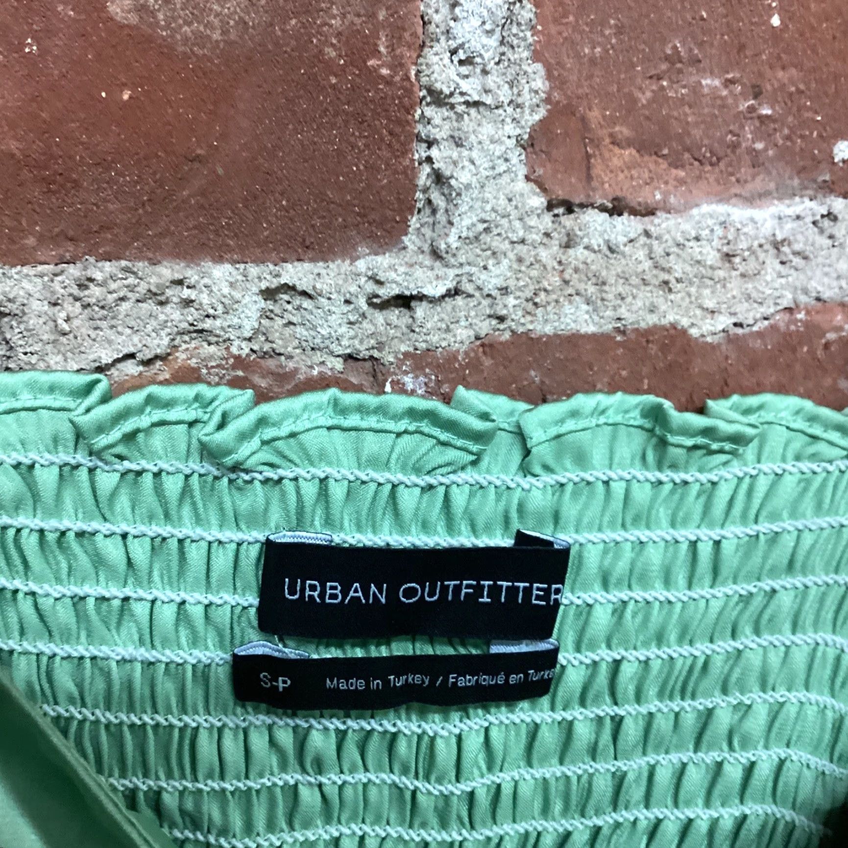 Urban Outfitters Urban Outfitters Shirt Womens S Green Tank Top Sleeveless Cropped Solid Rayon Spandex Beach Summer Slim Womens Size S / US 4 / IT 40 - 2 Thumbnail