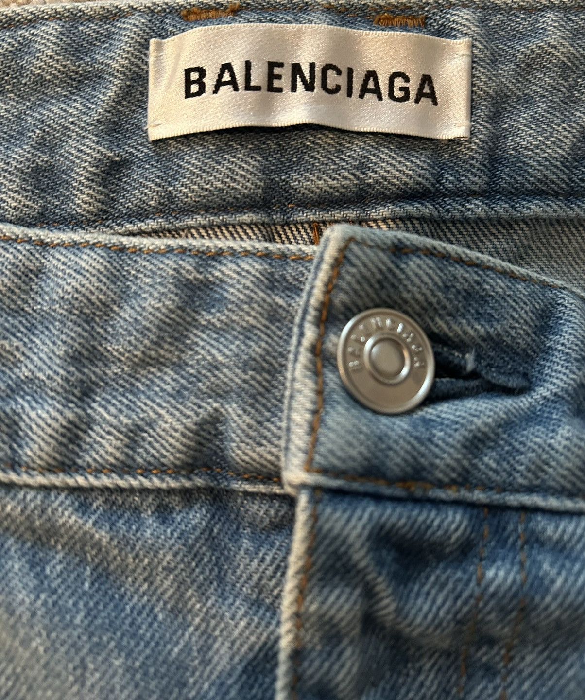 Balenciaga SS17 3-in-1 Convertible Cargo Denim Jeans Size US 30 / EU 46 - 3 Thumbnail