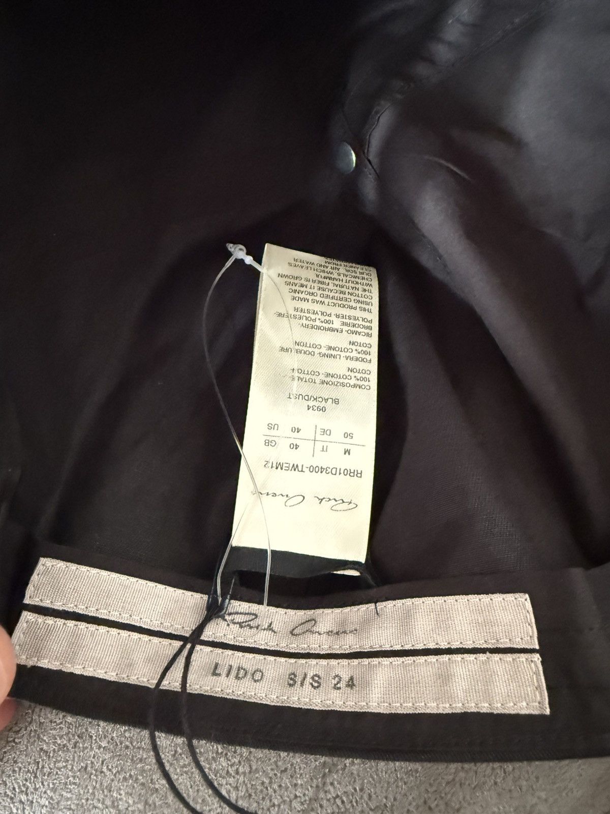Rick Owens SS24 'lido' owenscorp cap Size ONE SIZE - 4 Thumbnail