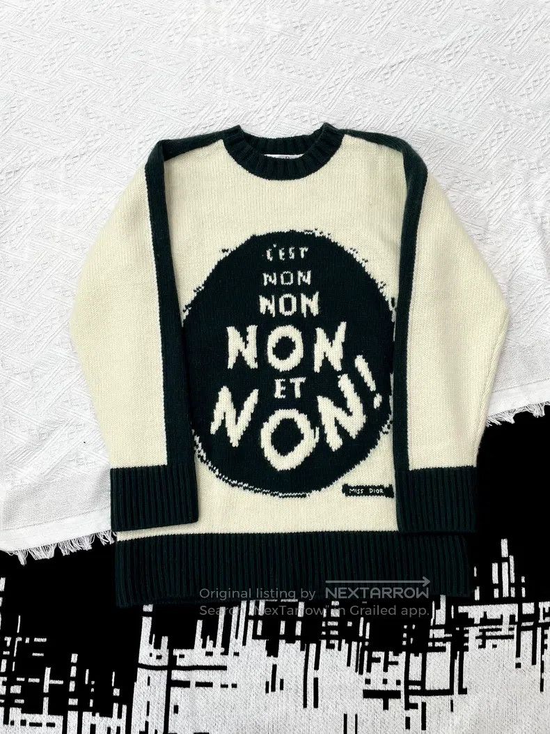 Dior Dior Letter-printed sweater Size XS / US 0-2 / IT 36-38 - 1 Thumbnail