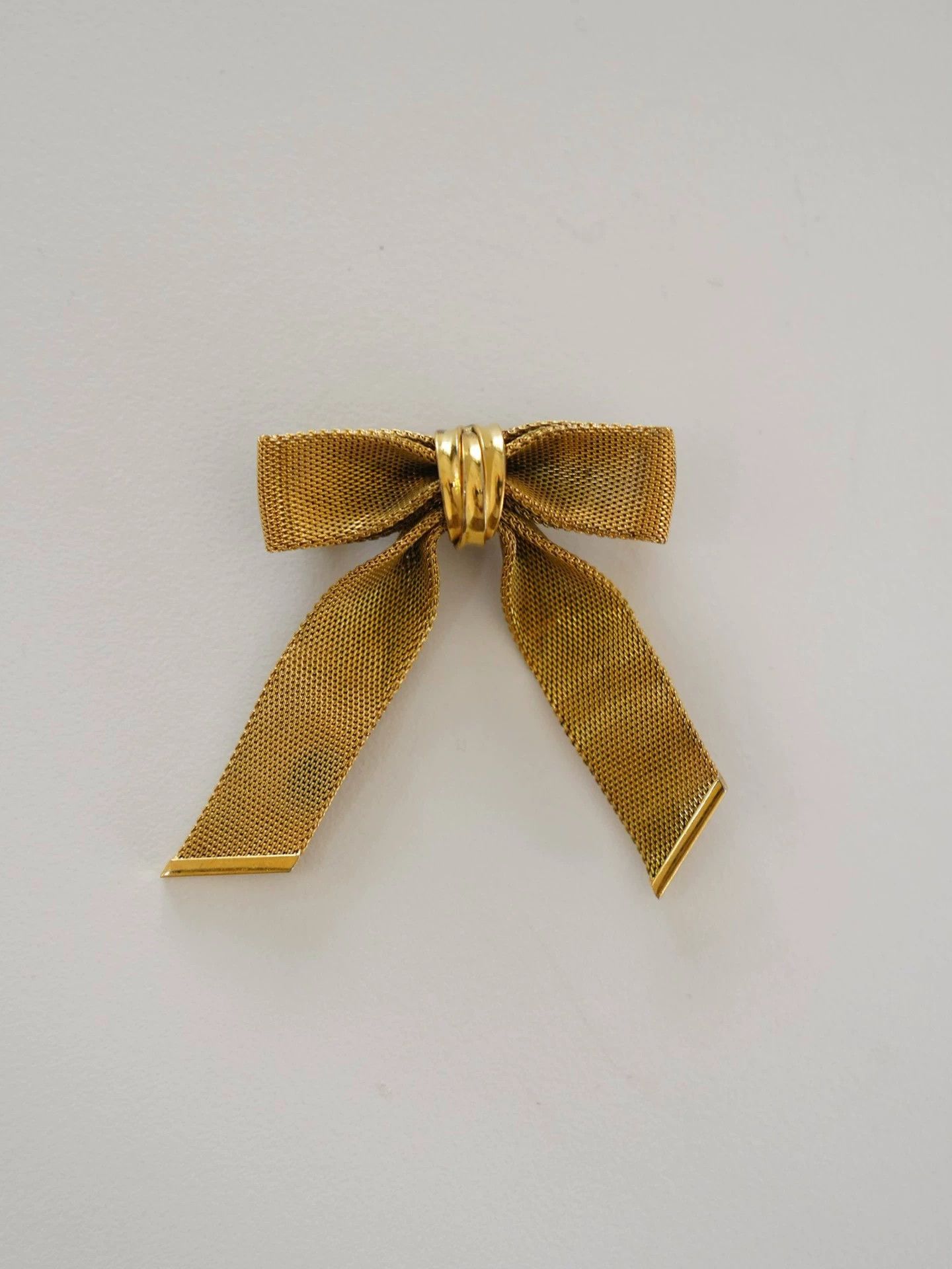 Dior Dior 1972 Metallic Bow Brooch Size ONE SIZE - 7 Thumbnail