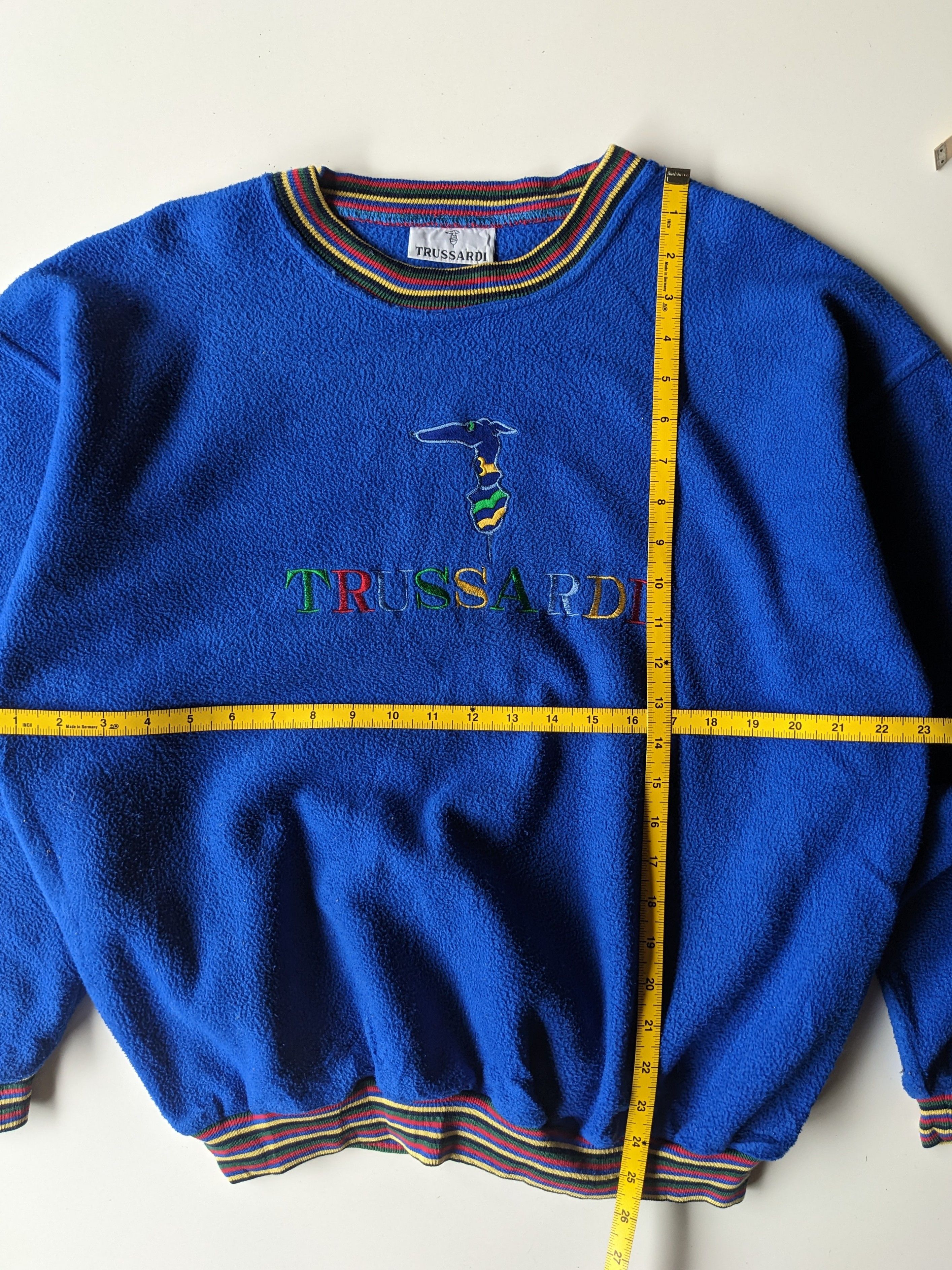 Vintage Trussardi embellish multicolor sweatshirt