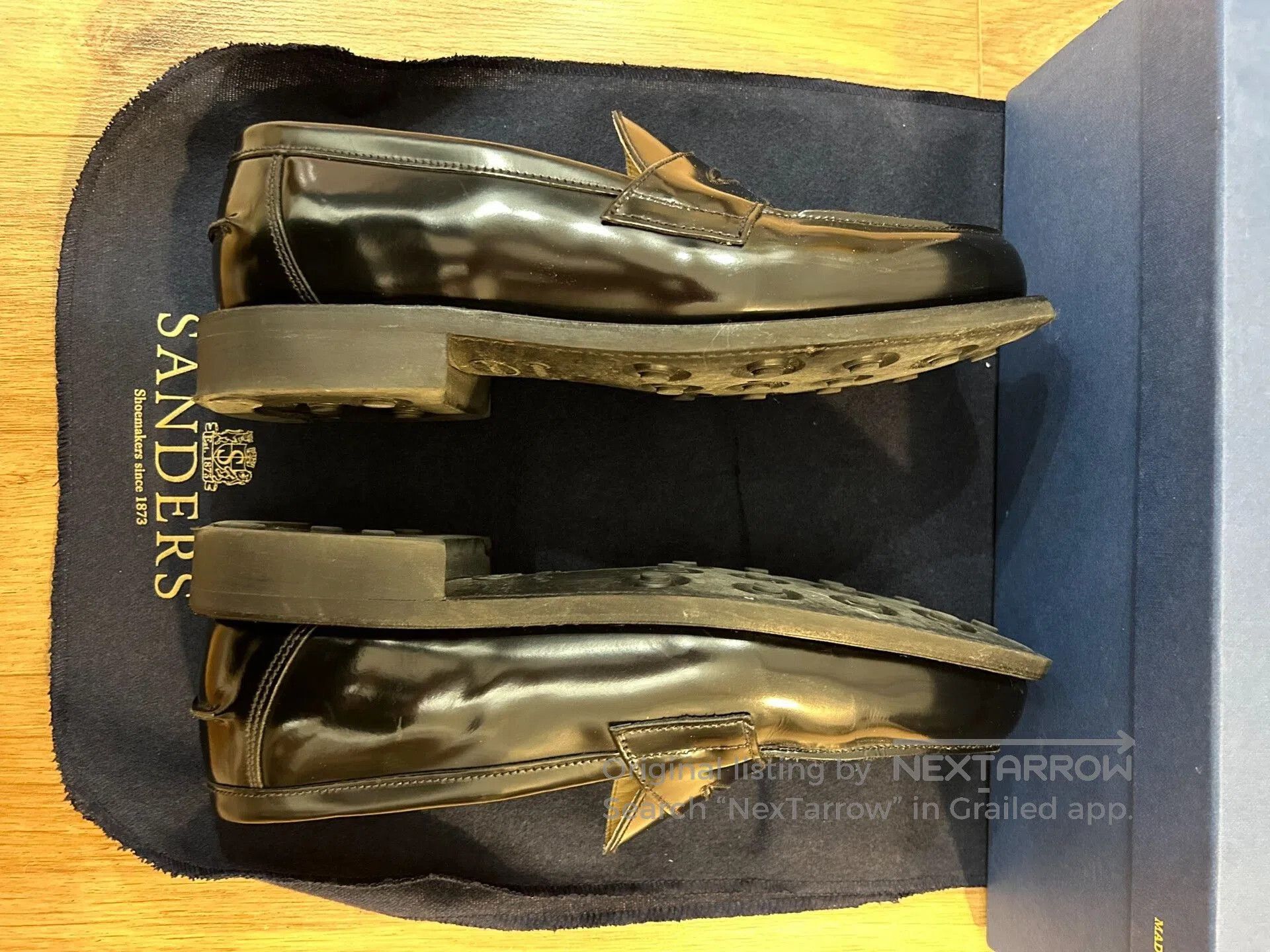 Sanders Sanders Handmade Goodyear Loafers UK. Size US 8.5 / EU 41-42 - 7 Thumbnail