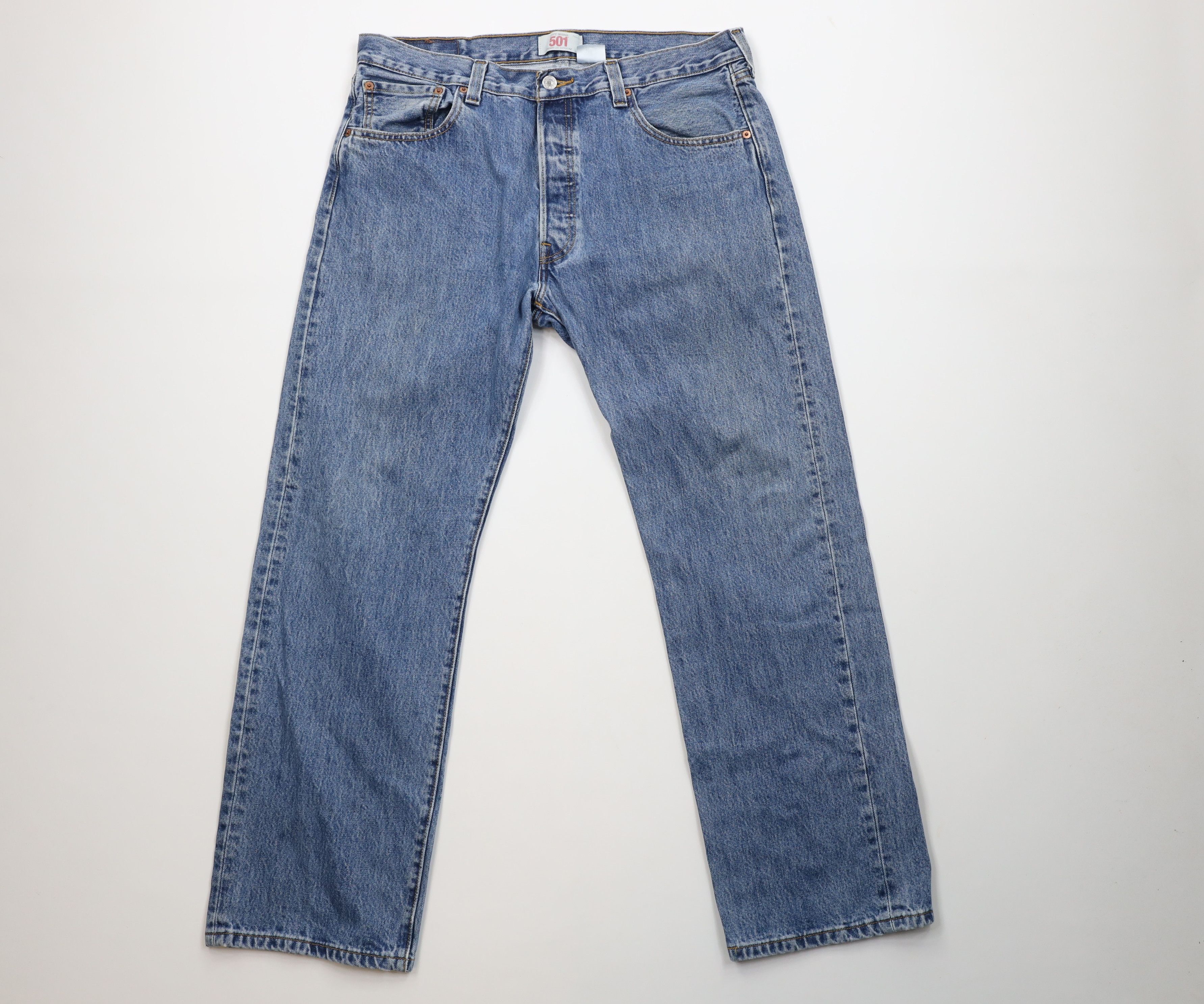 Levi's Vintage Y2K Levis 501xx Fly Original Straight Leg Jeans Size US 36 / EU 52 - 1 Thumbnail