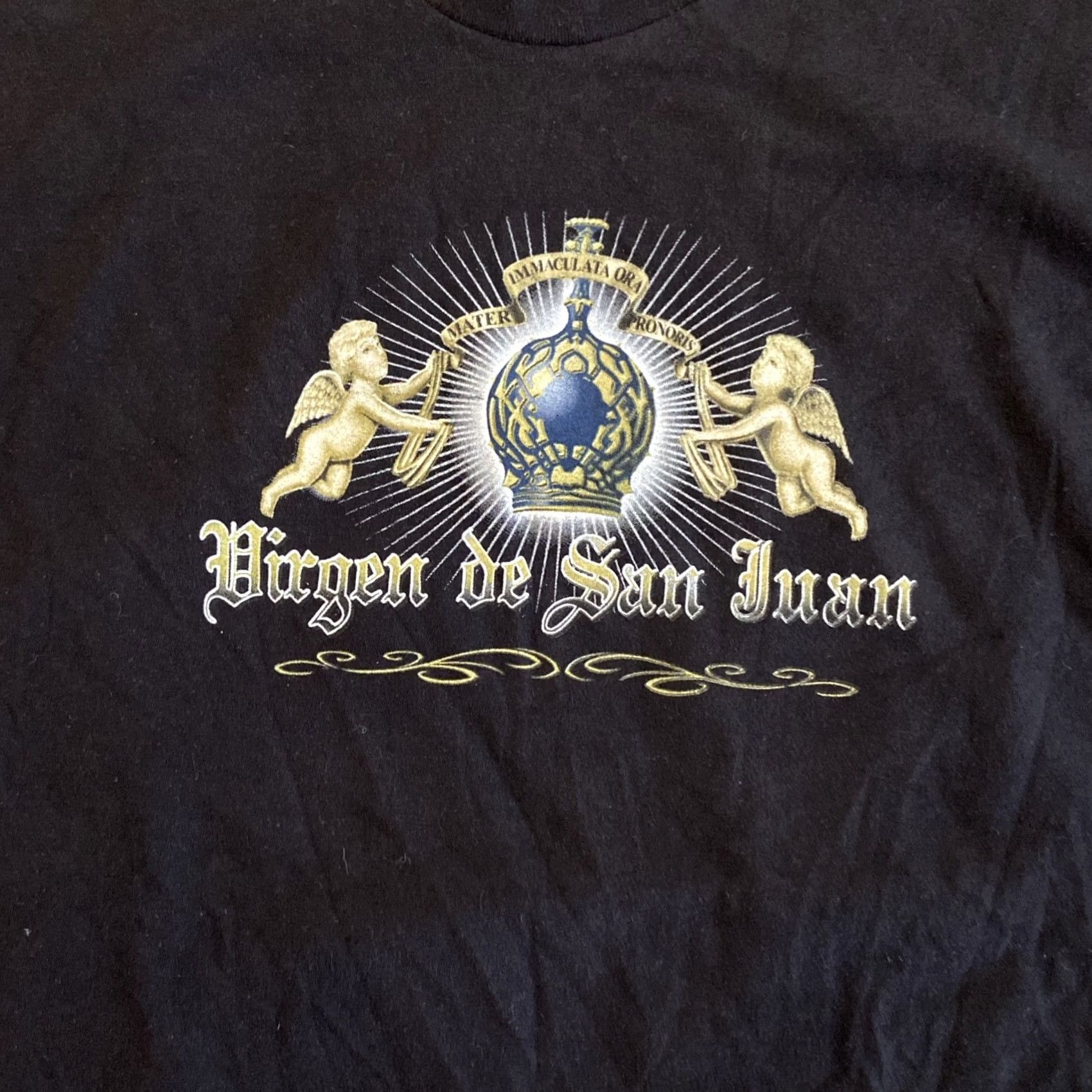 Vintage VINTAGE Rock Revolucion T-Shirt Short Sleeve Crew Neck XL Double Sided Black Cotton Men Virgen De San Juan De Los Lagos Graphic Print 22X28 C1 Size US XL / EU 56 / 4 - 4 Thumbnail