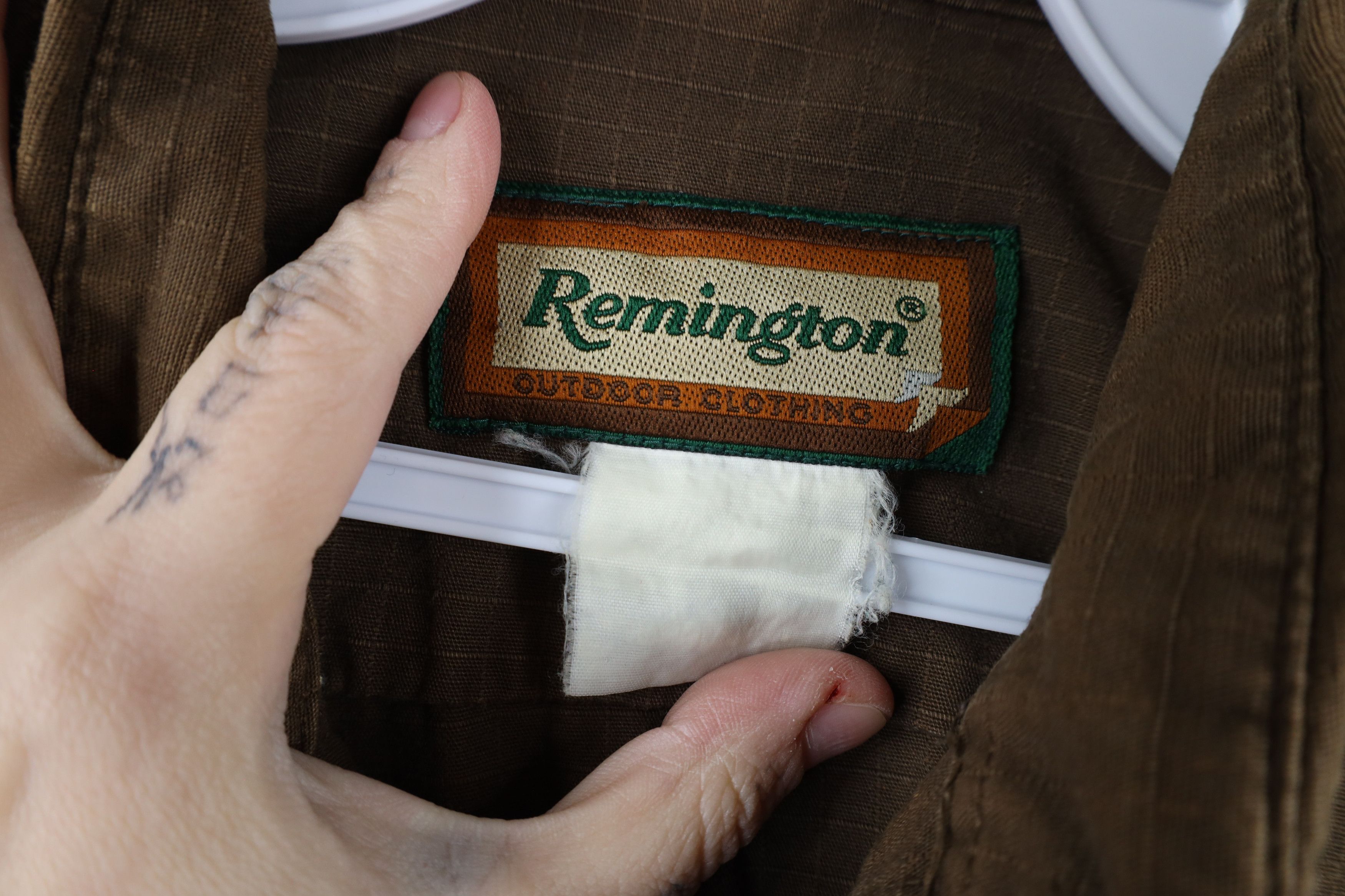 Vintage Vintage Remington Safari Bush Collared Button Down Shirt Size US XL / EU 56 / 4 - 9 Thumbnail
