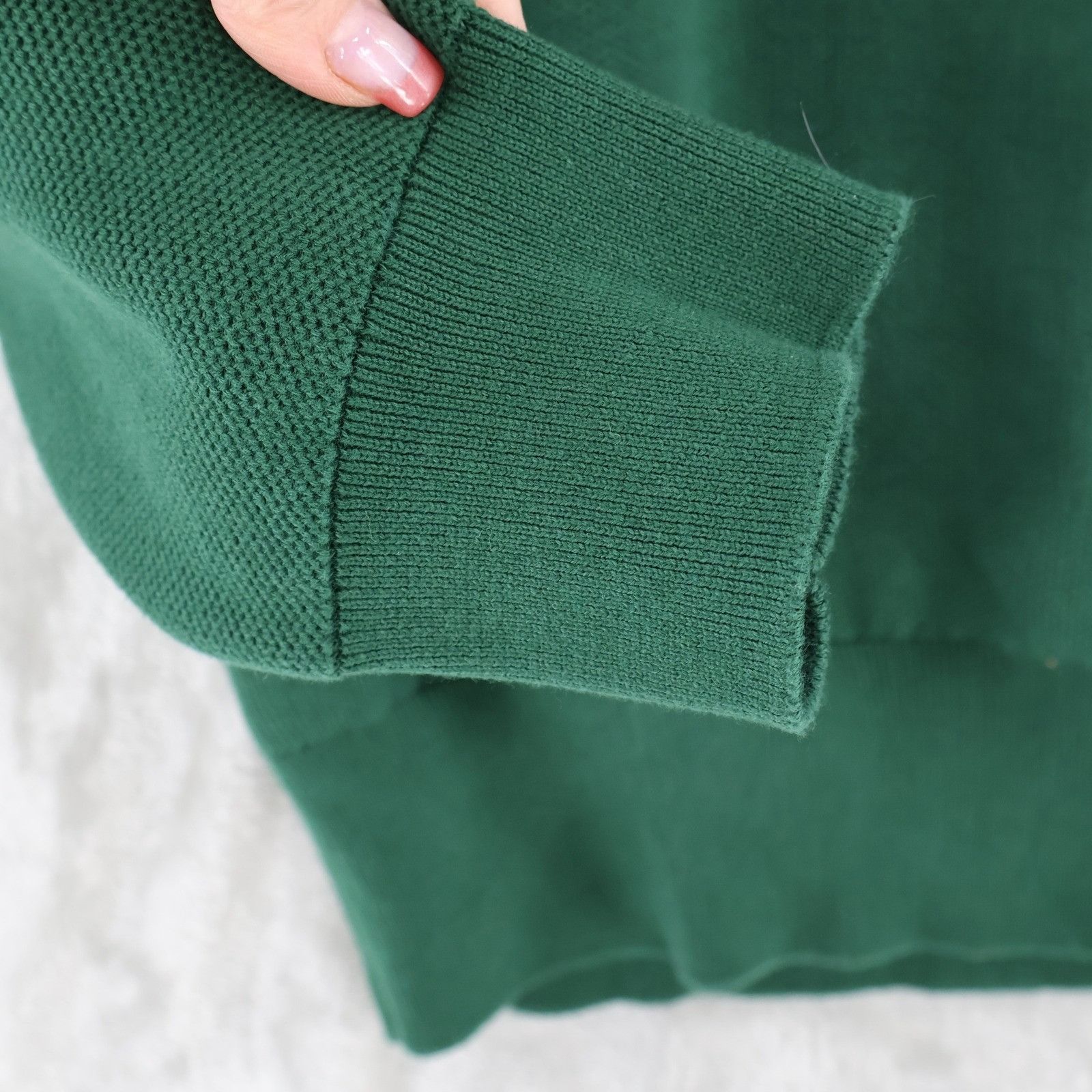 Polo Ralph Lauren Polo Ralph Lauren Mesh-Knit Cotton Quarter-Zip Sweater Men L Size US L / EU 52-54 / 3 - 7 Thumbnail