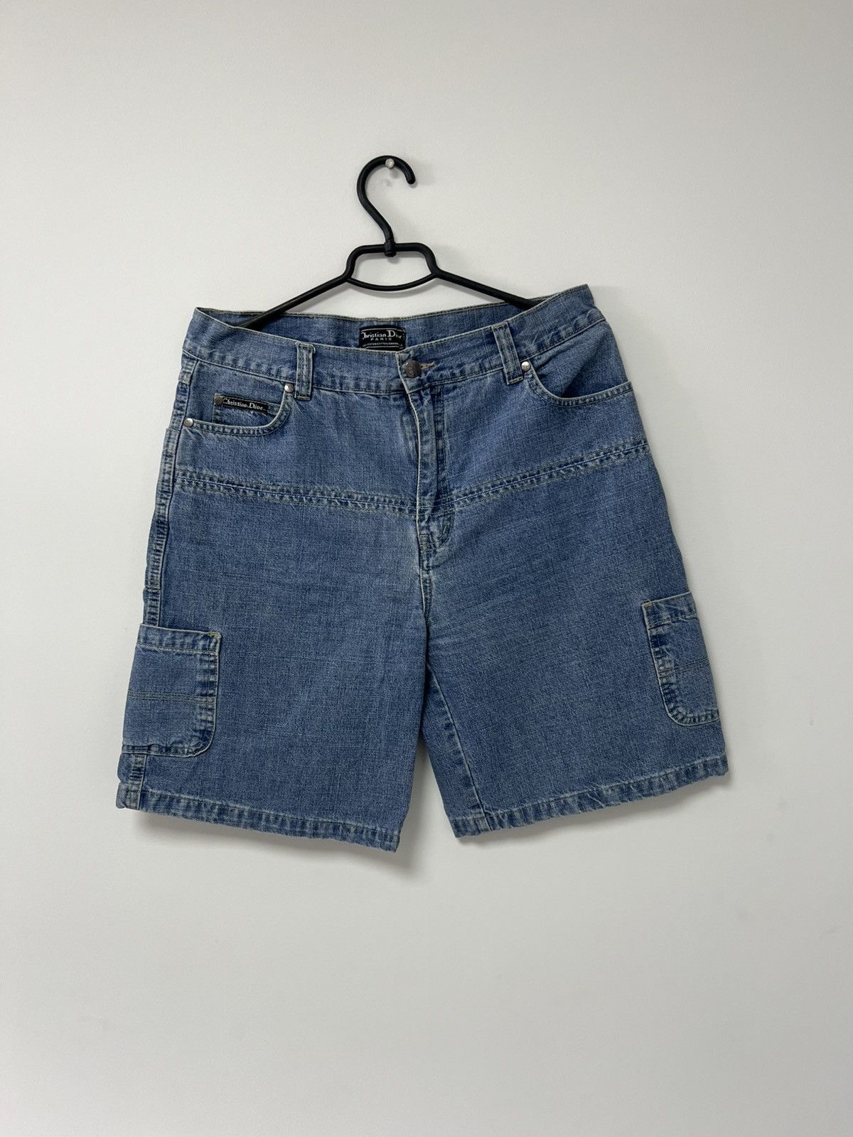 Dior × Vintage Vintage 90’s Christian Dior Paris Blue Washed Jeans Shorts S Size US 28 / EU 44 - 11 Thumbnail