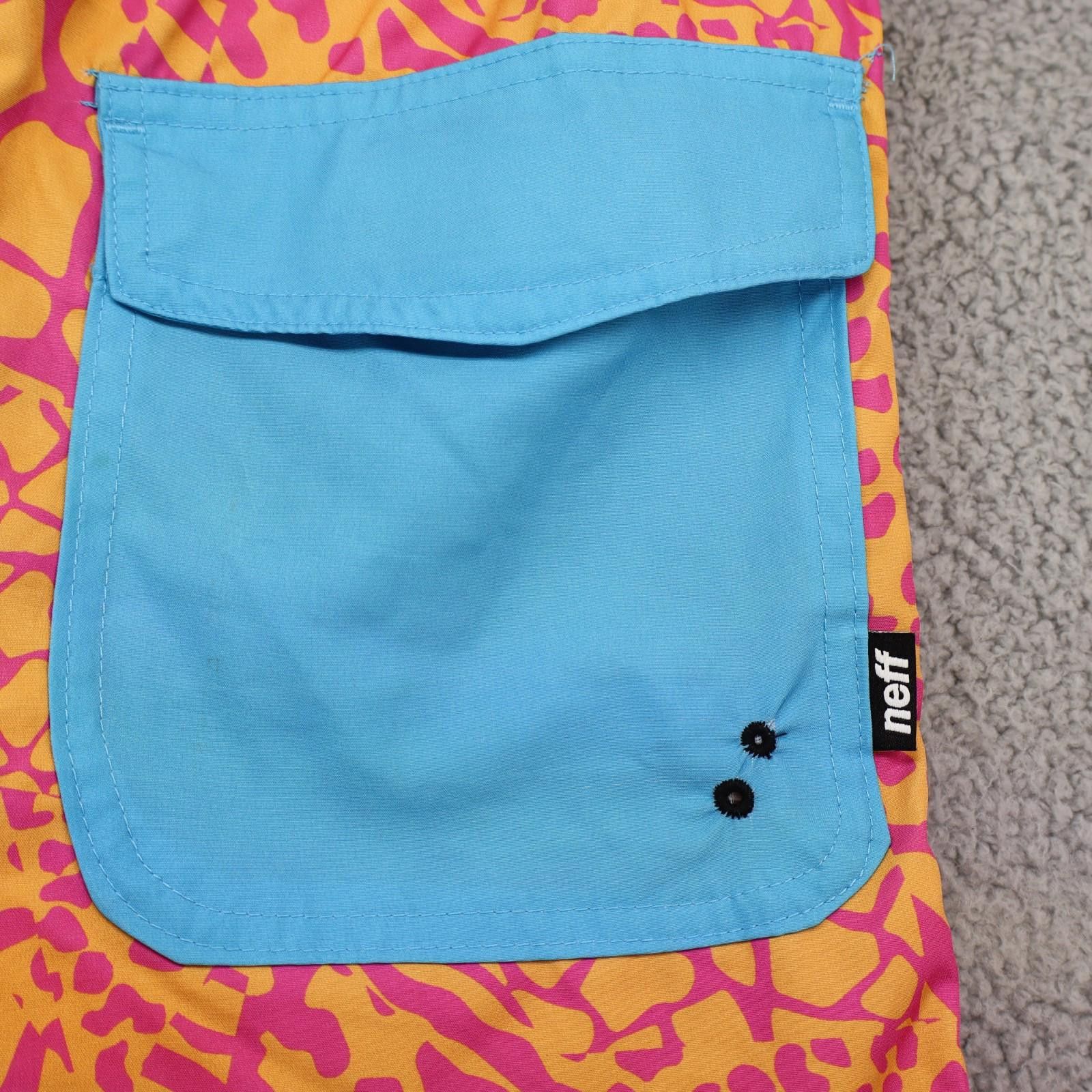 NEFF NEFF Board Swimsuit Trunks Board Shorts Men Small Orange Size US 30 / EU 46 - 7 Thumbnail