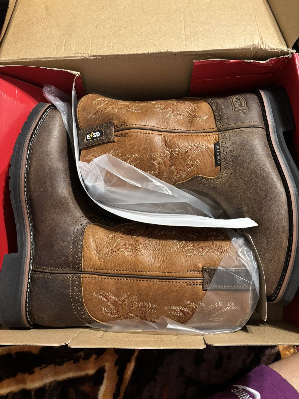Justin Boots Justin Composite Toe Size US 8 / EU 41 - 1 Preview