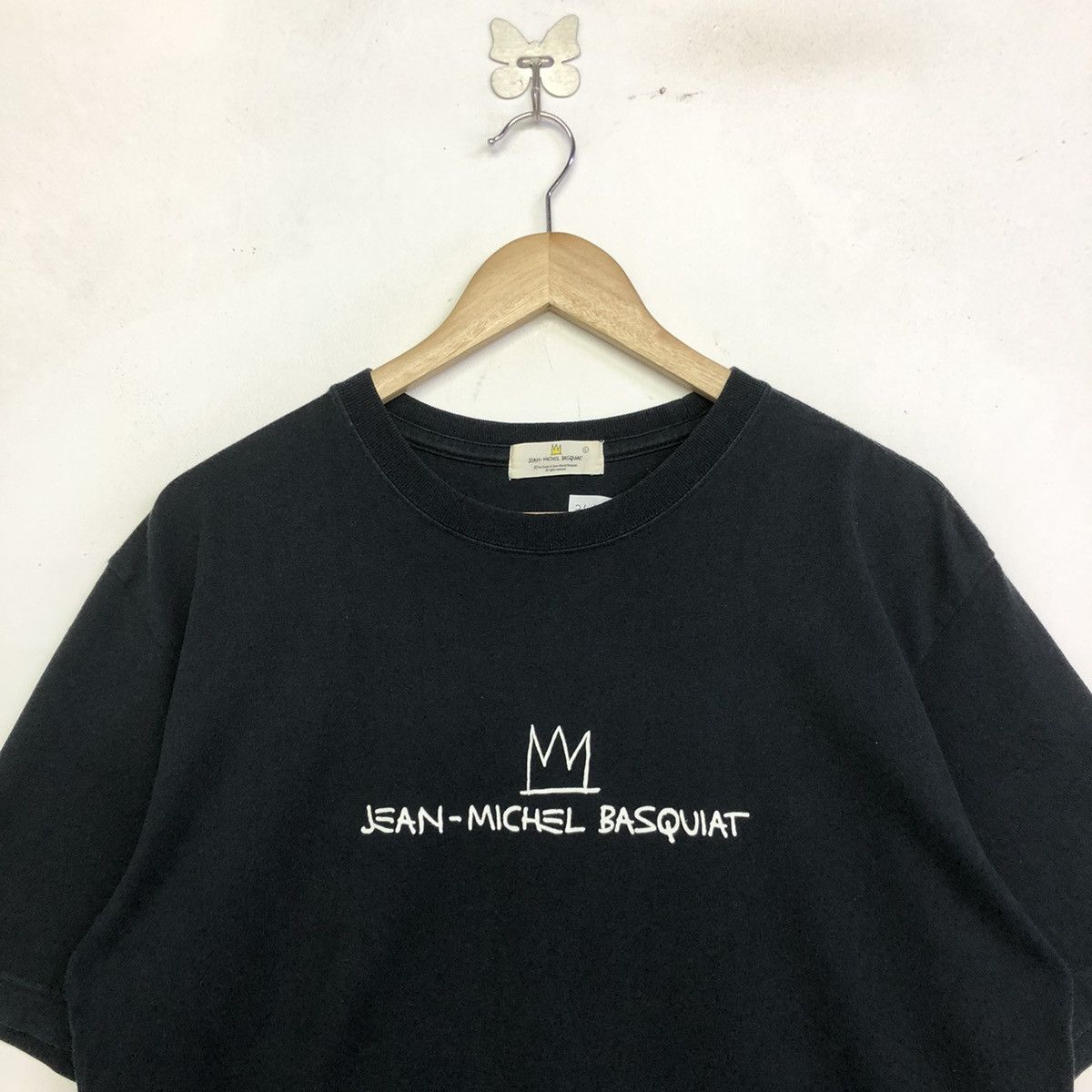 Jean-Michel Basquiat × Uniqlo Uniqlo X Jean Michel Basquiat Art Wording Backhitt Tshirt Size US L / EU 52-54 / 3 - 3 Thumbnail