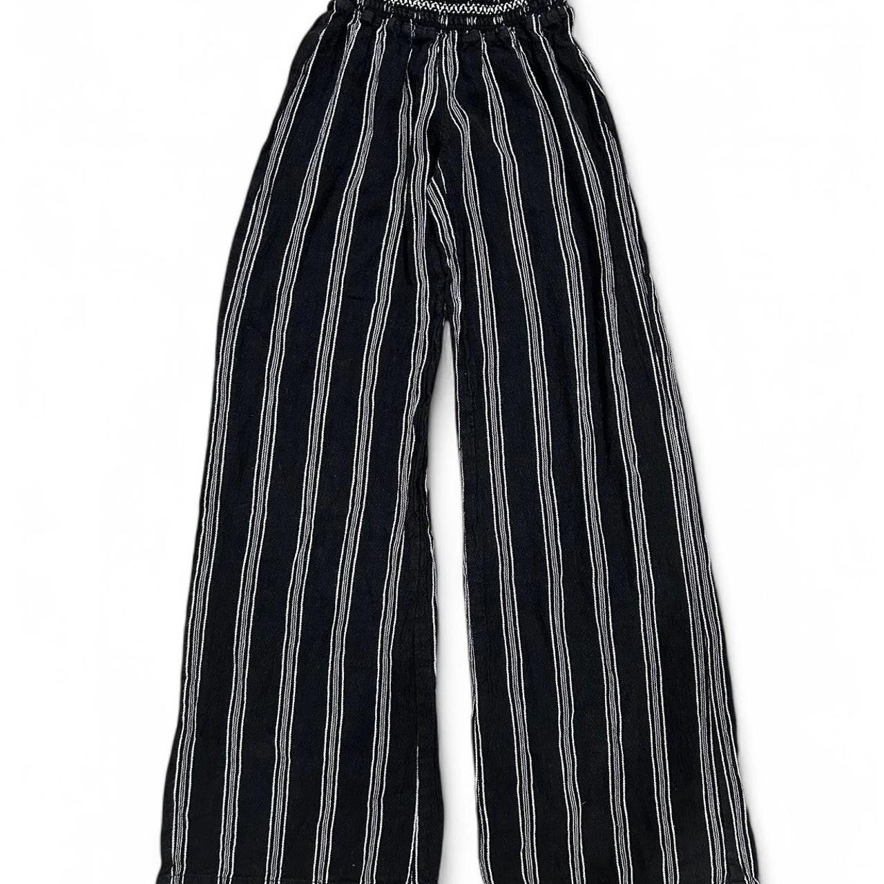 Designer Rewash Women's Black and White Trousers Size 28" / US 6 / IT 42 - 1 Thumbnail