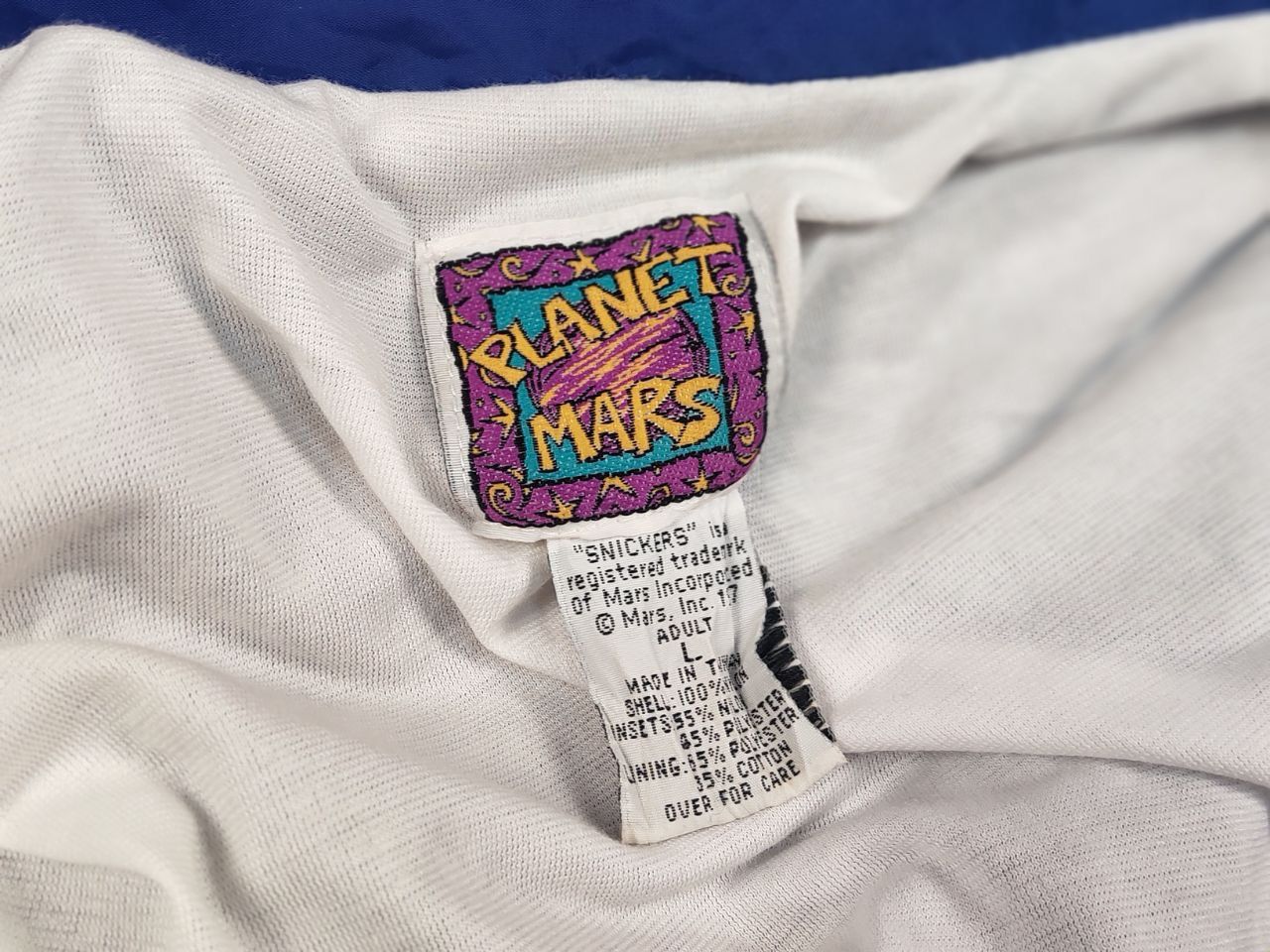 USA Olympics Vintage Snickers USA World Cup 94's Light Blue Nylon Jacket Size US L / EU 52-54 / 3 - 23 Thumbnail