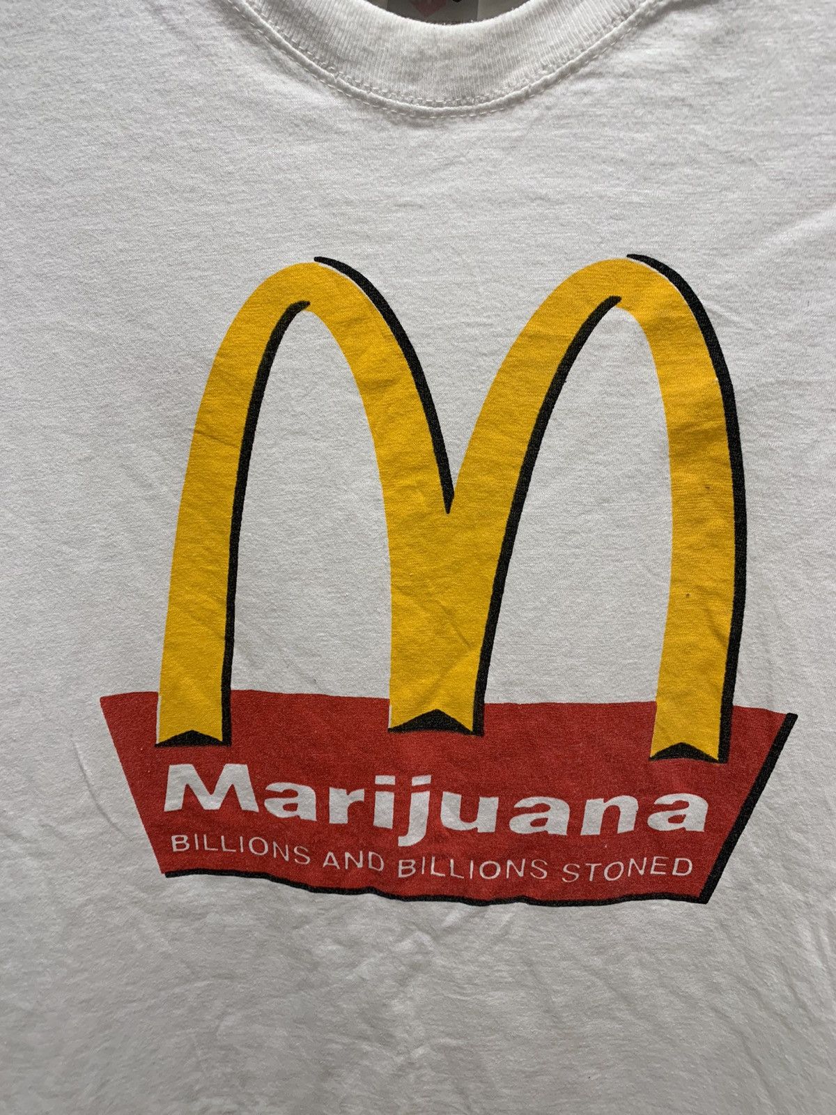 Vintage Marijuana Cannabis McDonald’s vintage 1990th 90th L-Xl sz Size US XL / EU 56 / 4 - 5 Thumbnail
