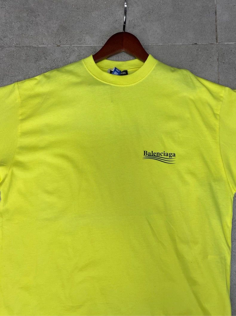Balenciaga Balenciaga Coca-Cola Wave Apple Green Short Sleeve T-Shirt Size US S / EU 44-46 / 1 - 6 Thumbnail