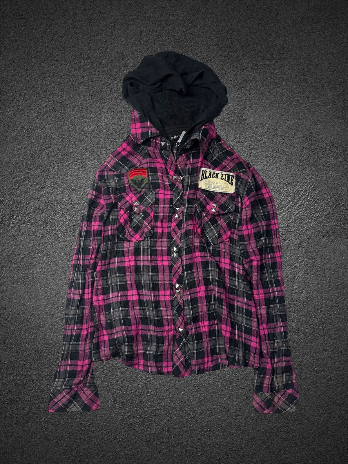 If Six Was Nine Double Layers Hoodie Button Shirt Japanese Jessy Logan Size US S / EU 44-46 / 1 - 2 Thumbnail