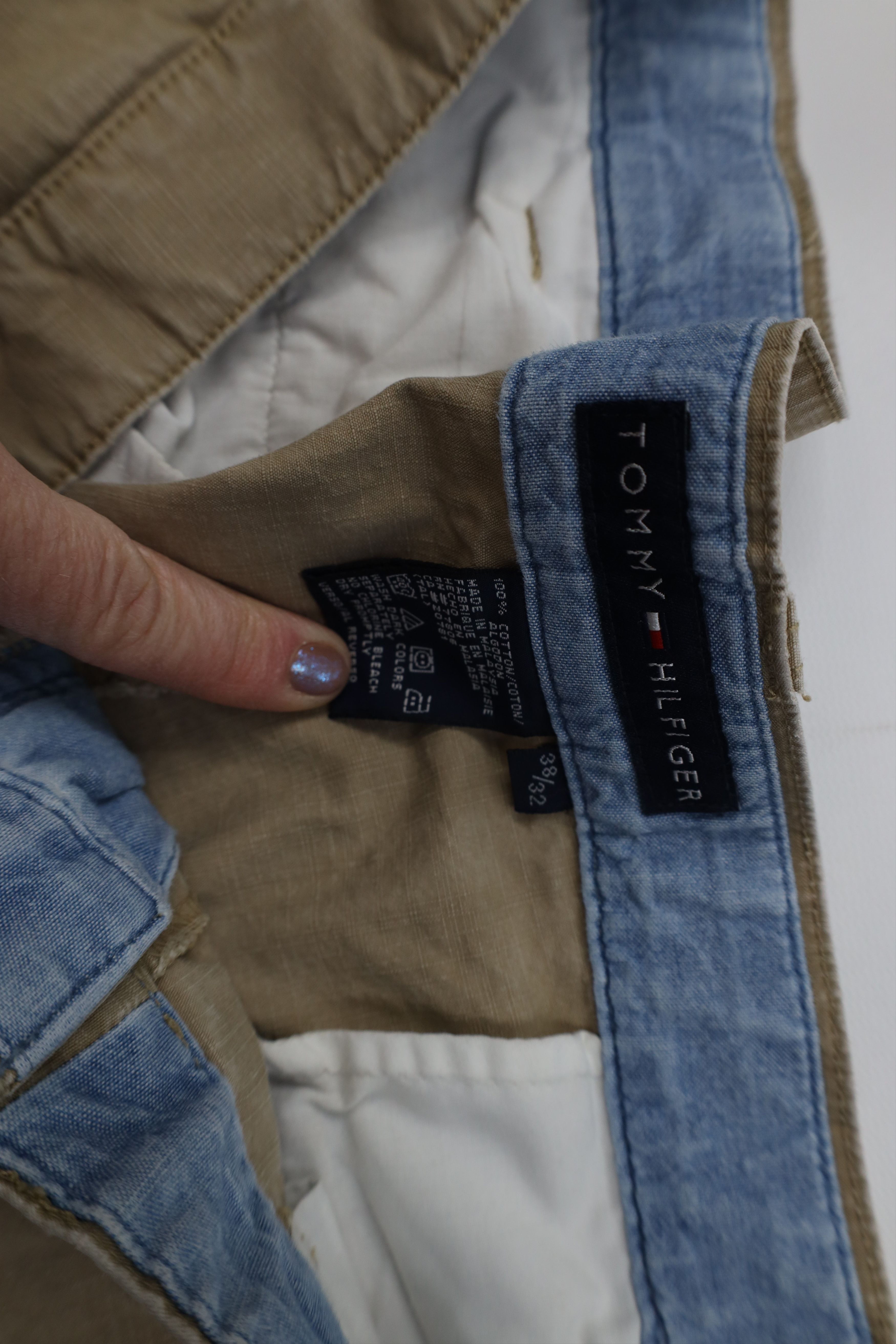 Tommy Hilfiger Vintage Y2K 2003 Tommy Hilfiger Ripstop Wide Leg Cargo Pants Size US 38 / EU 54 - 6 Thumbnail