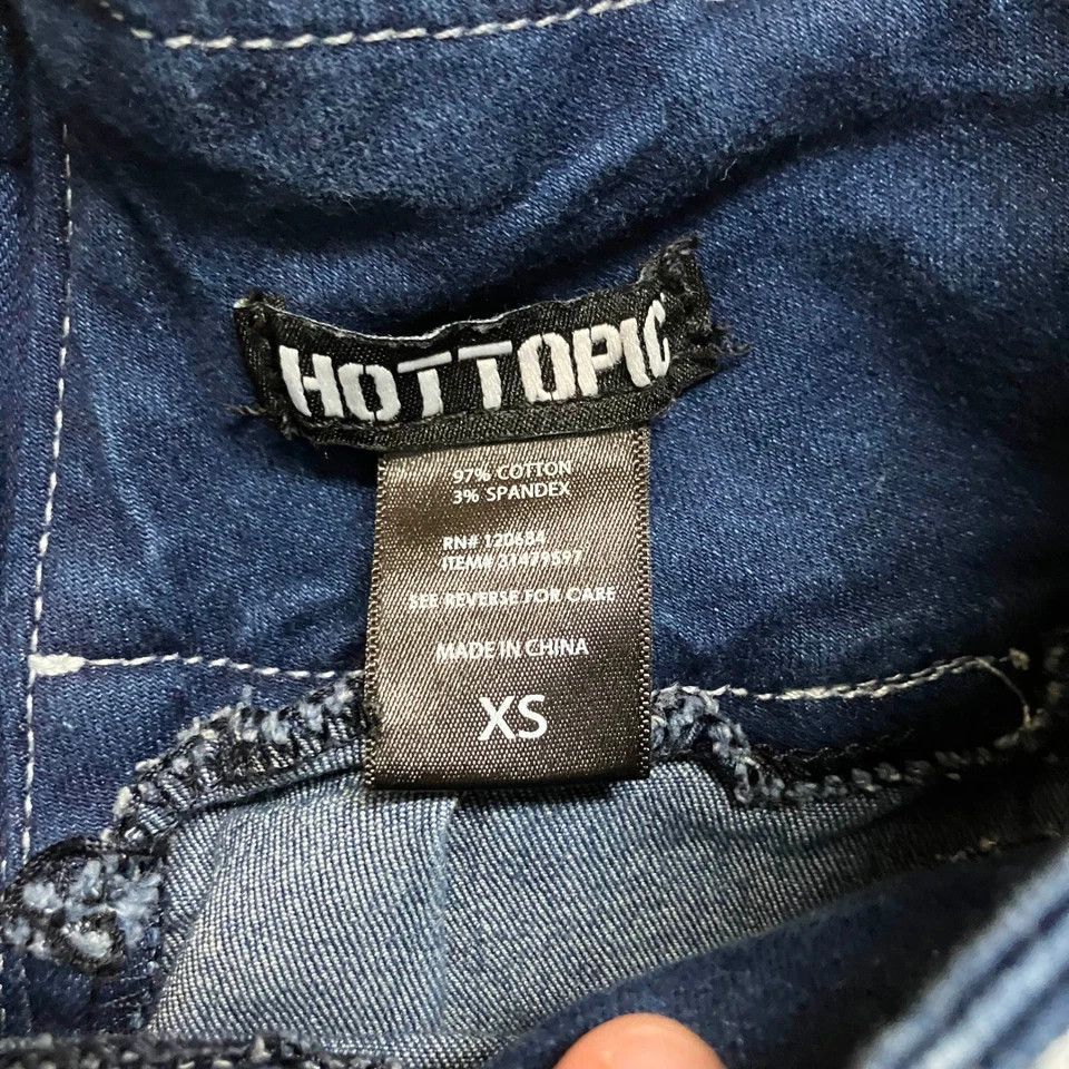 Japanese Brand Bondage Denim Mini Skirt Size 24" / US 00 / IT 34 - 3 Thumbnail