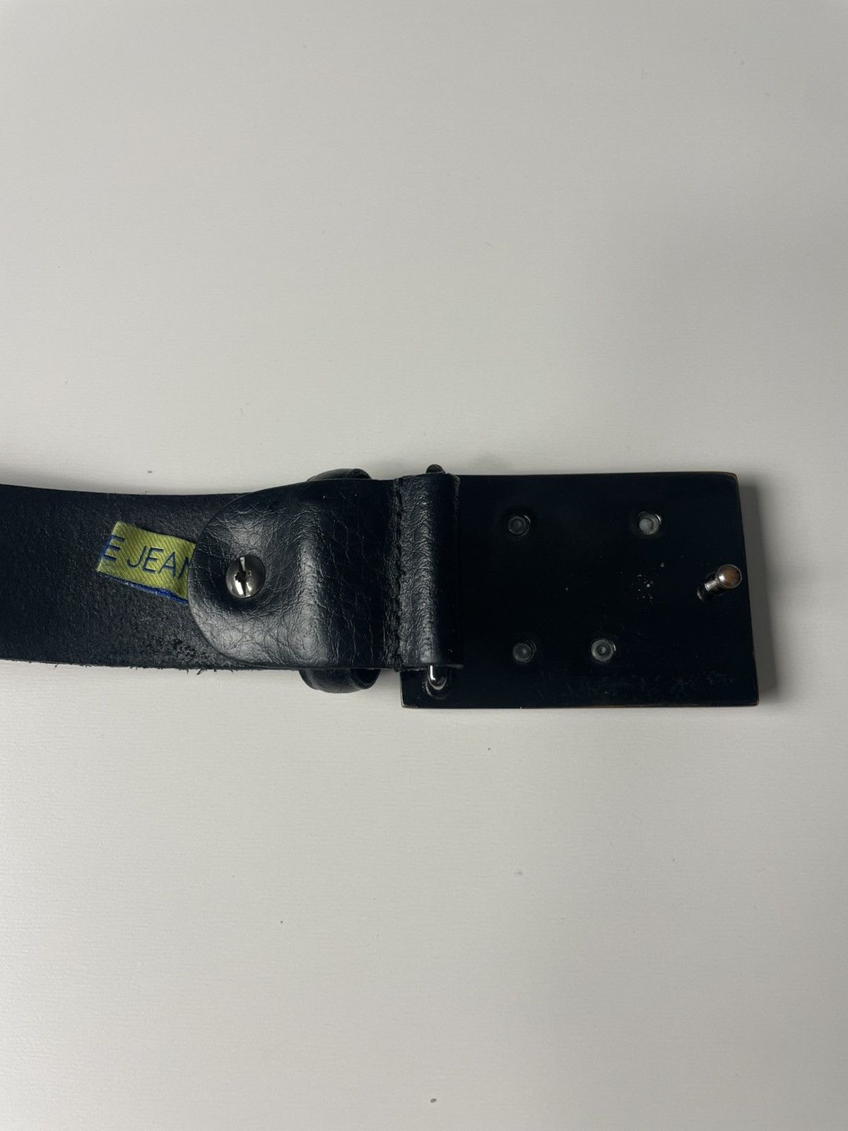 Versace VERSACE LEATHER BELT Y2K LEATHER BLACK Size ONE SIZE - 16 Thumbnail