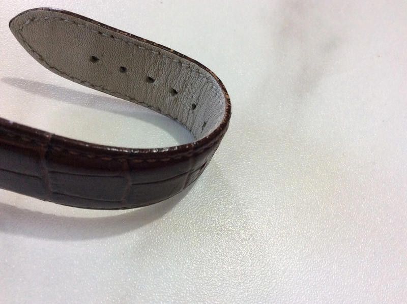 Designer Boss silver dial brown leather strap watch Size ONE SIZE - 3 Thumbnail