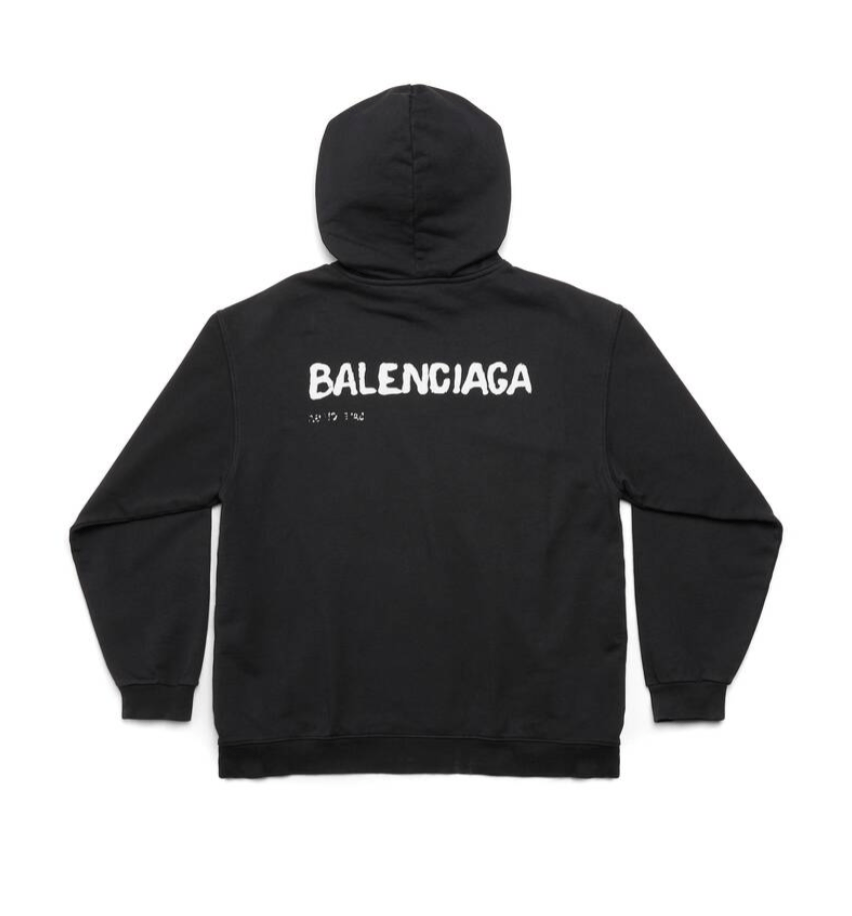 Balenciaga BALENCIAGA Hand Drawn Hoodie Size US XS / EU 42 / 0 - 1 Thumbnail
