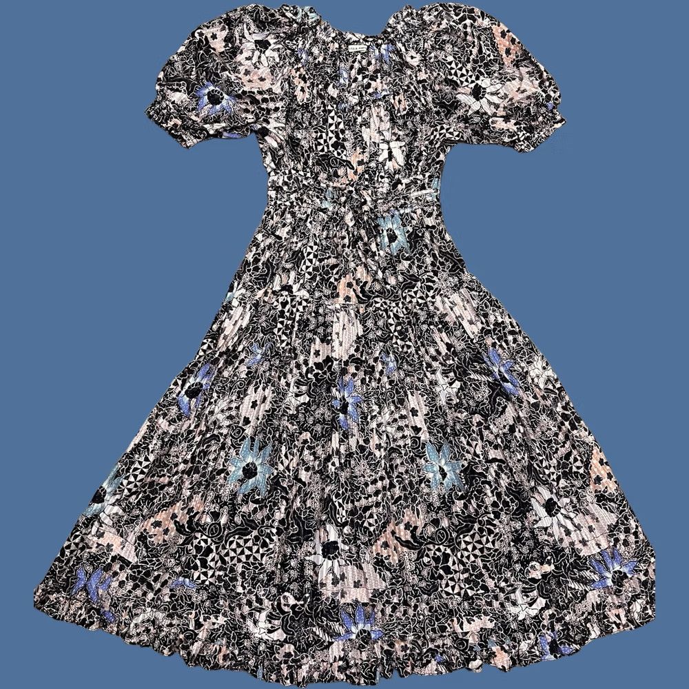 Ulla Johnson Ulla Johnson Dress Womens 4 Rema Floral Print Multicolor Size S / US 4 / IT 40 - 1 Thumbnail