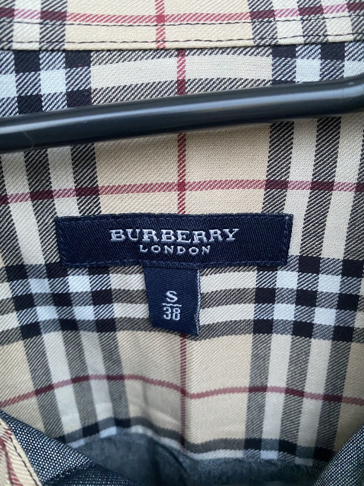 Burberry Luxury burberry navy pattern of cuffs shirt button up Size US L / EU 52-54 / 3 - 2 Thumbnail