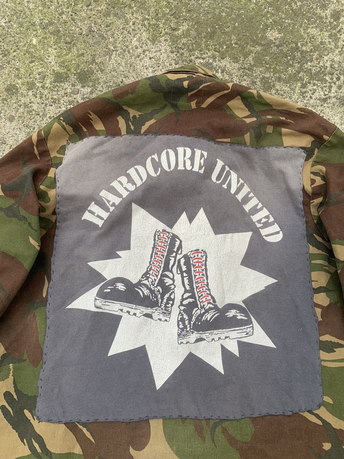 Other Custom Camo Punk Jacket w/ Patches MARQUARDT + SCHULZ Size US L / EU 52-54 / 3 - 18 Thumbnail