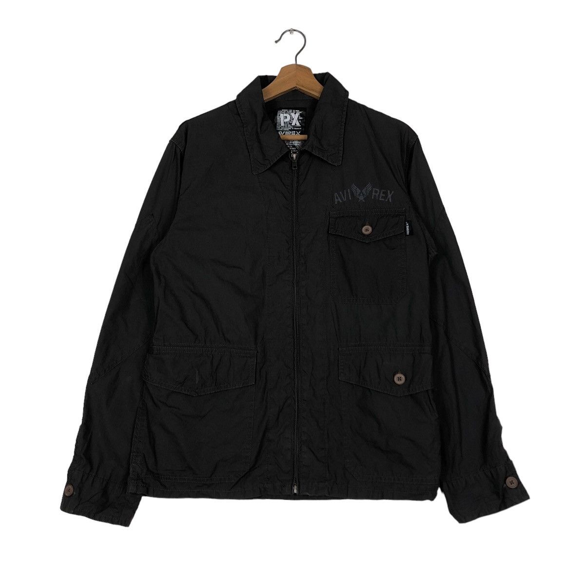 🔥Vintage Multi Pocket Cargo Jacket Biker Avirex Usa