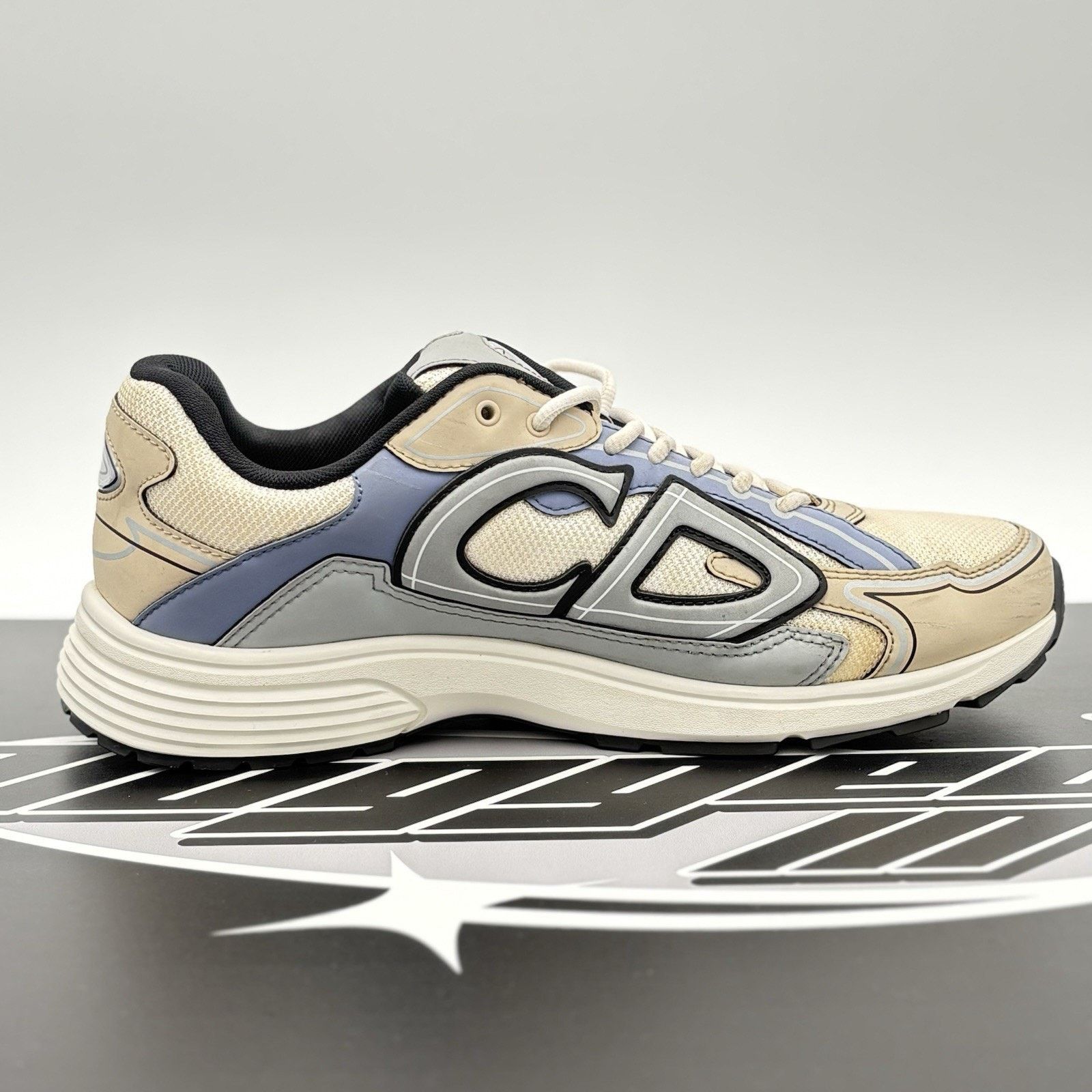 Dior Dior B30 Reflective Sneaker ' Beige Blue ' | SUPER CLEAN Size US 11 / EU 44 - 10 Thumbnail