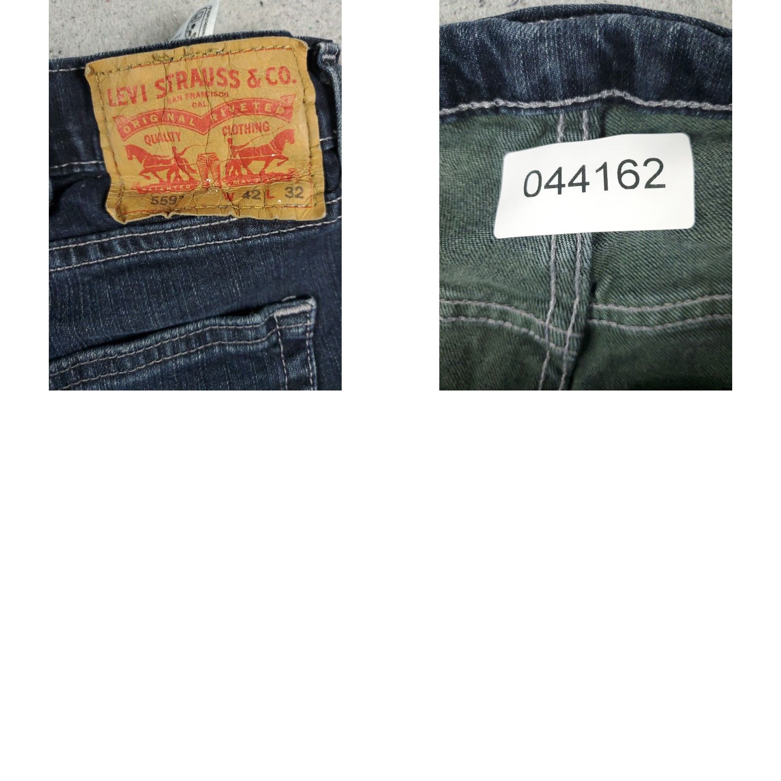 Levi's Levis Mens Relaxed Straight Leg Jeans Blue 42x30 Extra Large XL Size US 42 / EU 58 - 8 Thumbnail