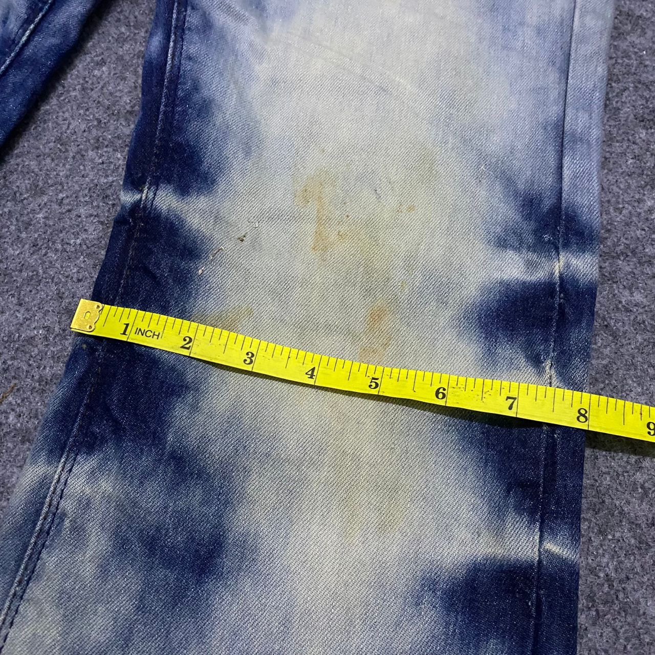 If Six Was Nine 💥Flare💥Vintage Black Crown Japanese Brand Denim Size US 34 / EU 50 - 8 Thumbnail